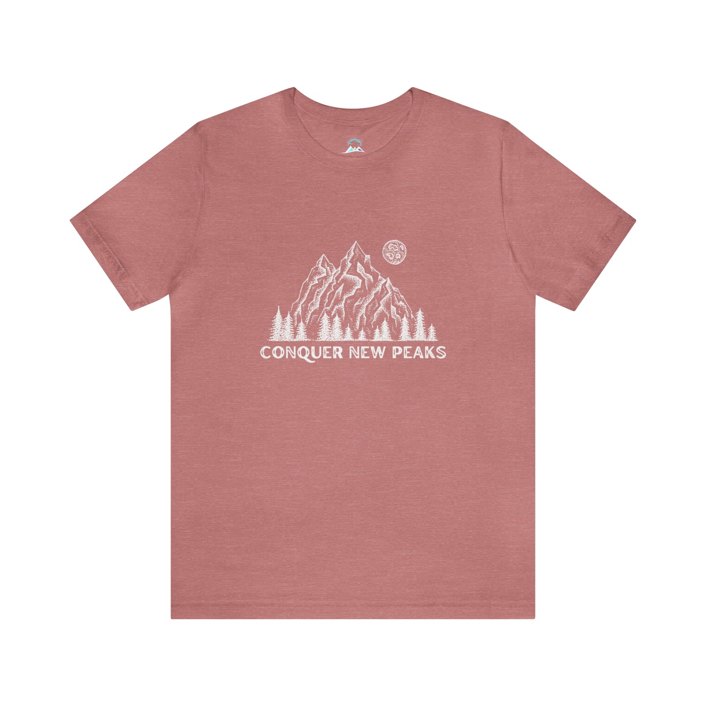 Conquer New Peaks Unisex Jersey Short Sleeve Tee