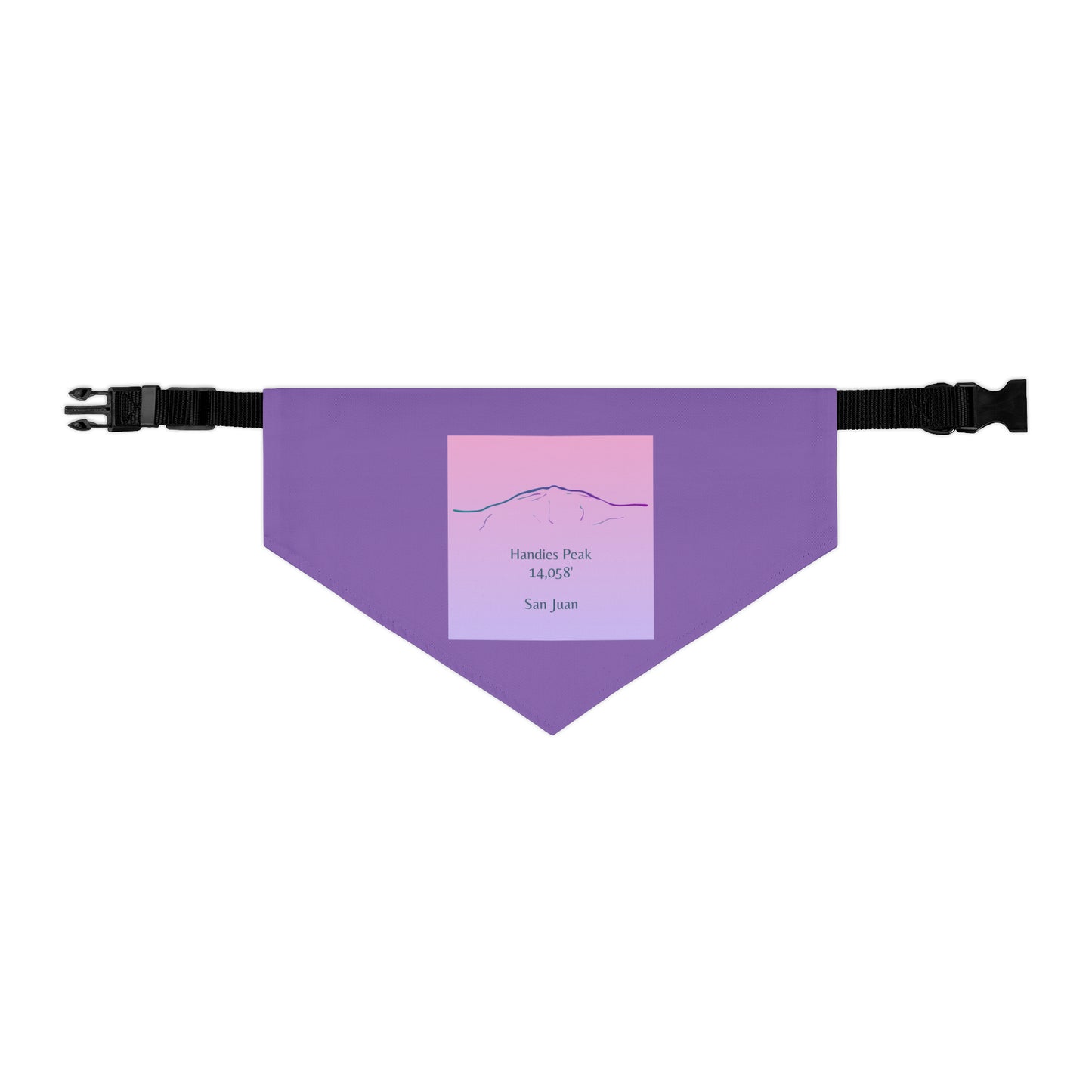 Handies Peak 14er Pet Bandana Collar