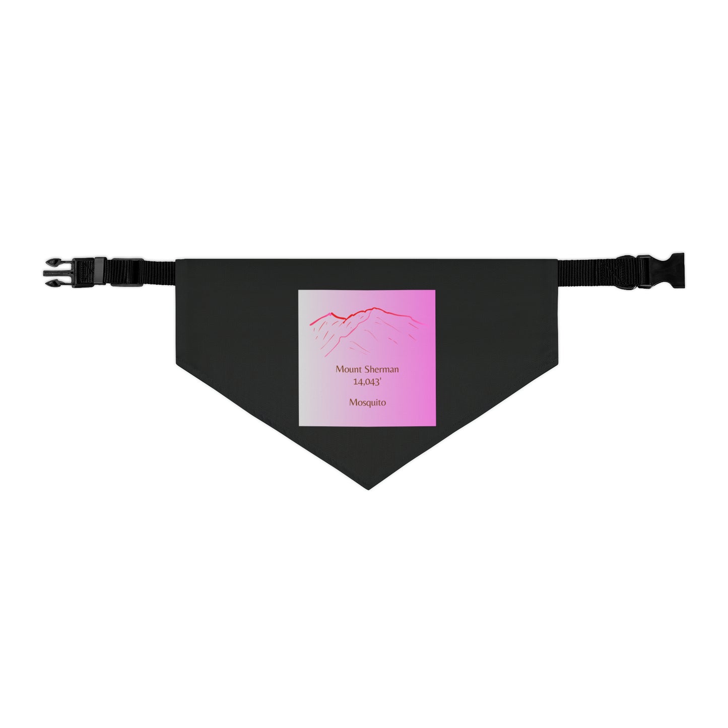 Mount Sherman 14er Pet Bandana Collar