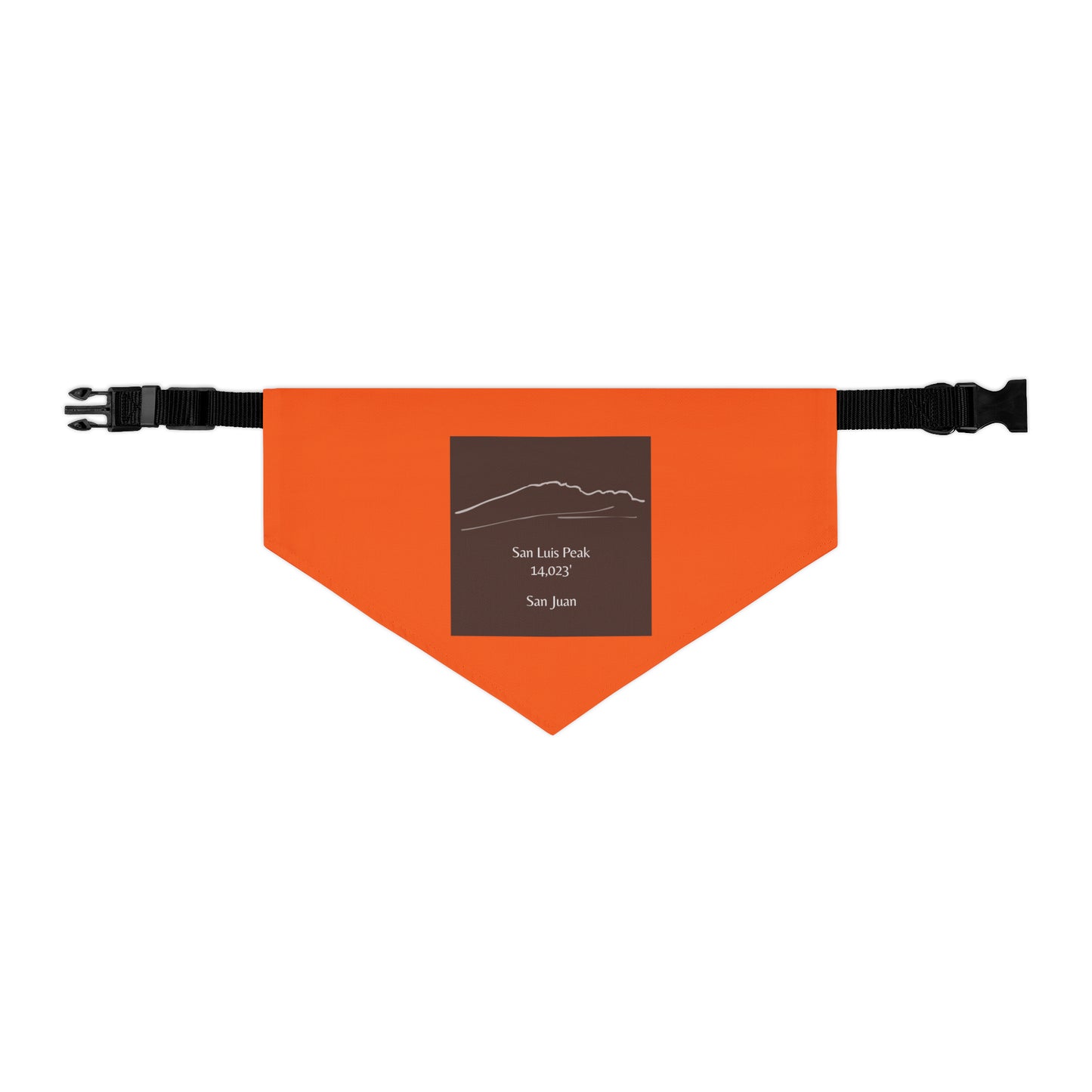San Luis Peak 14er Pet Bandana Collar