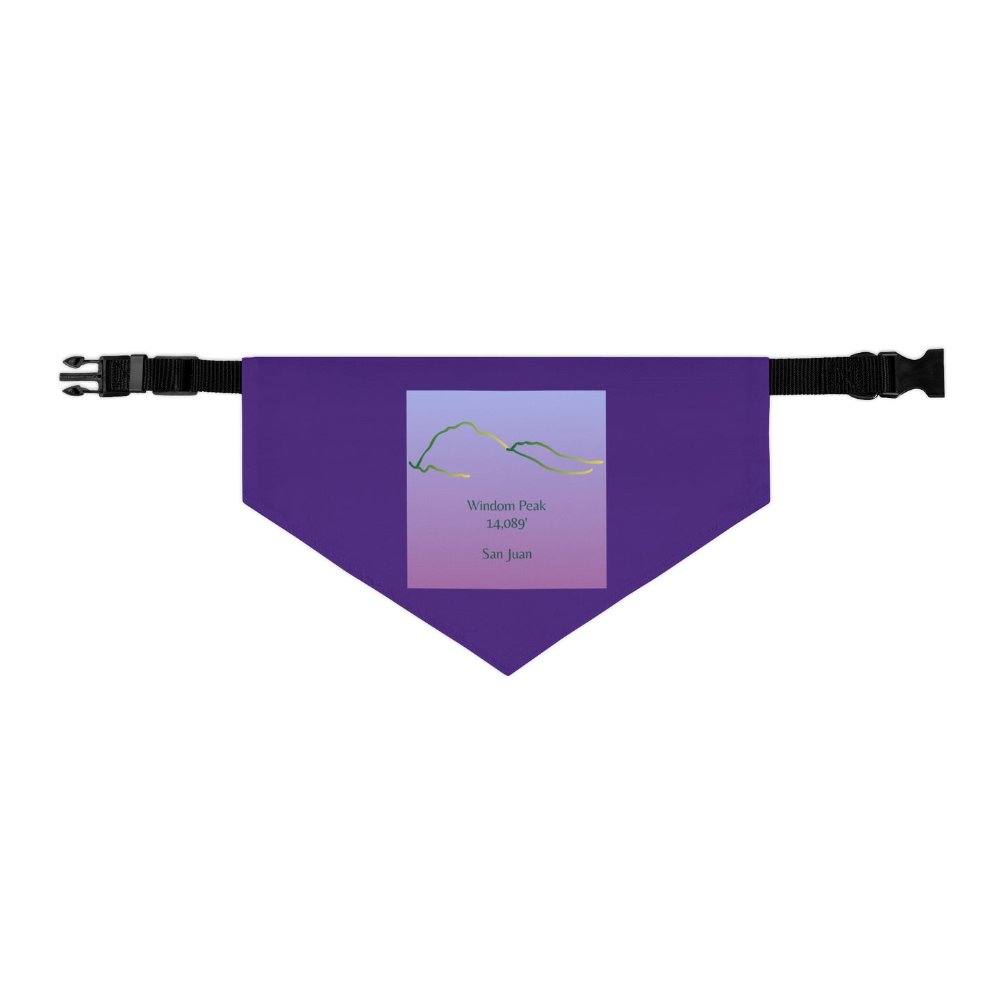 Windom Peak 14er Pet Bandana Collar