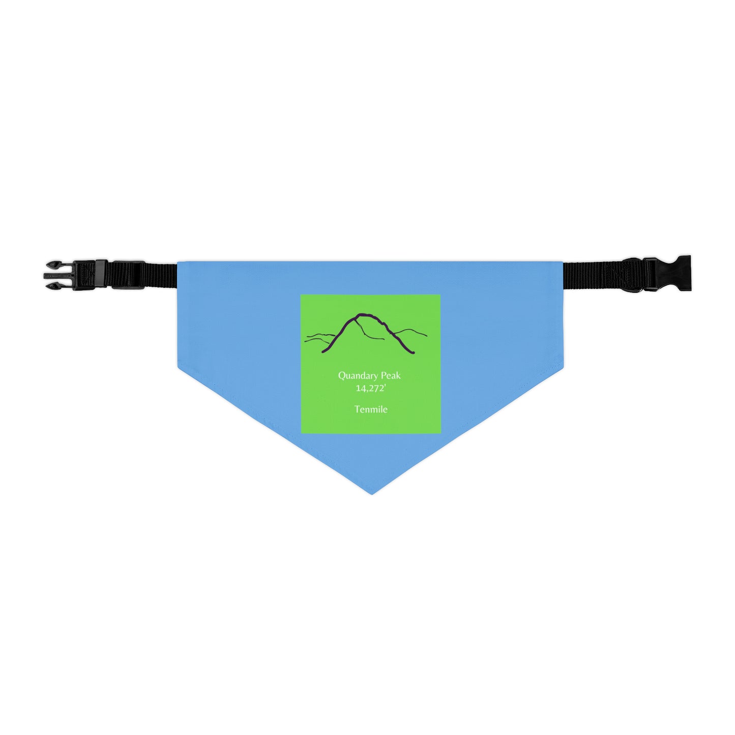 Quandary Peak 14er Pet Bandana Collar