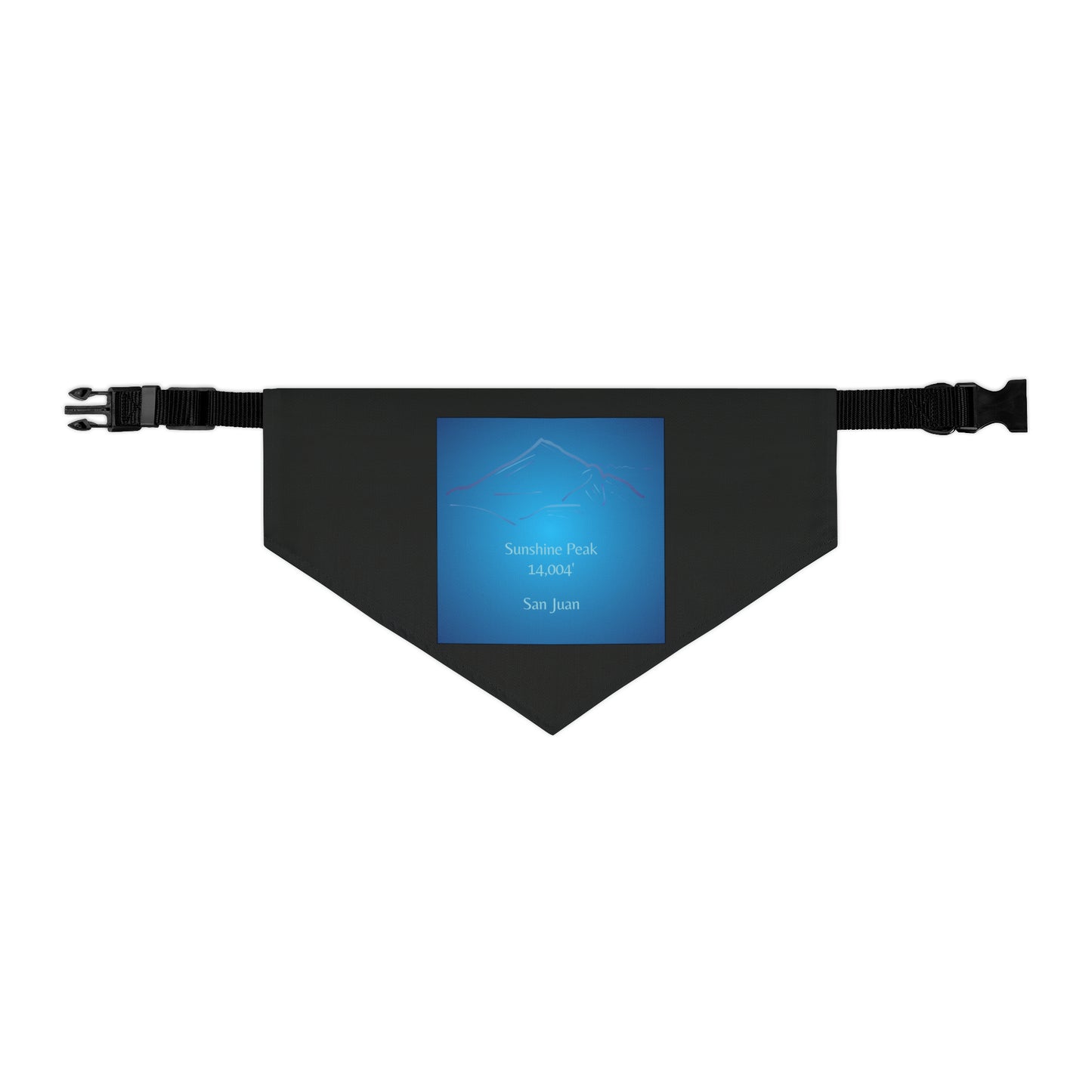 Sunshine Peak 14er Pet Bandana Collar