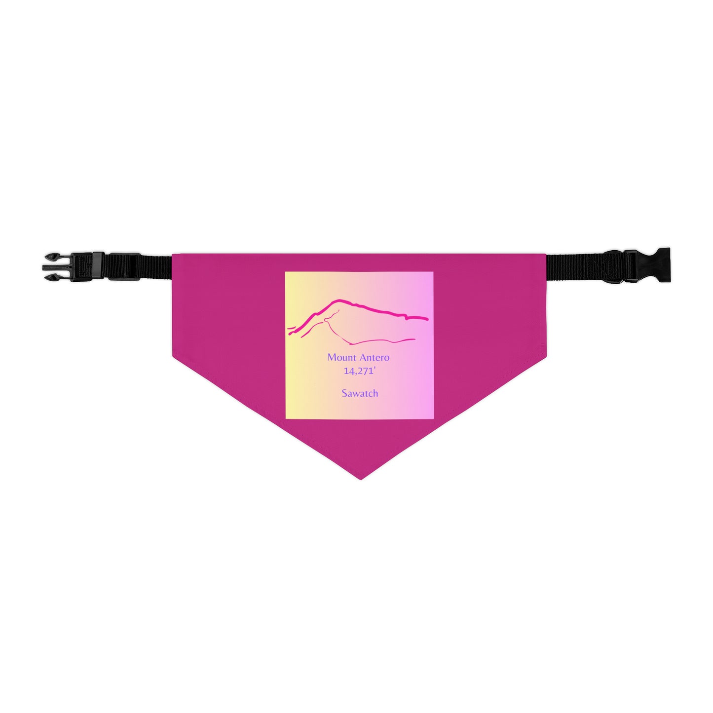 Mount Antero 14er Pet Bandana Collar