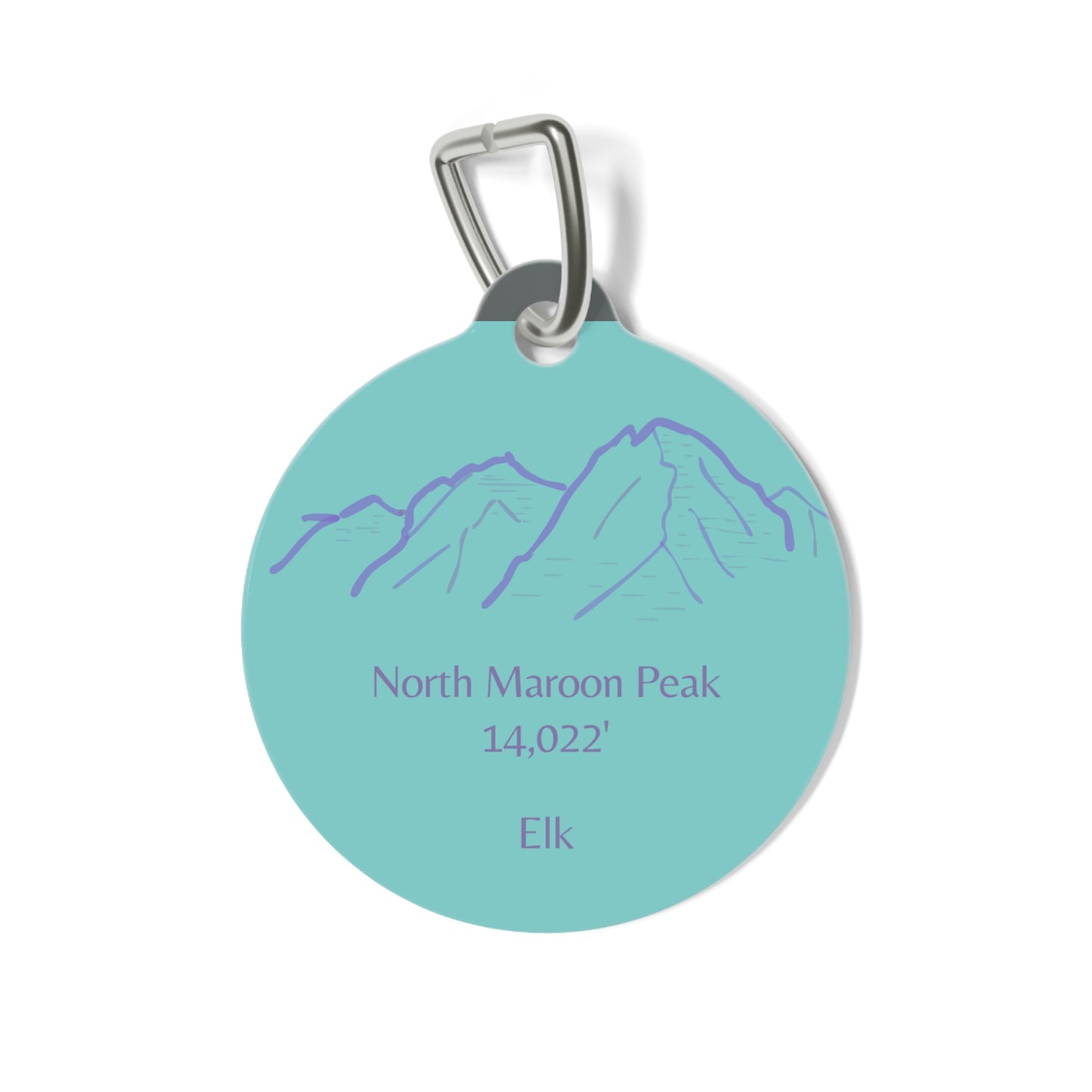 North Maroon Peak Pet Tag