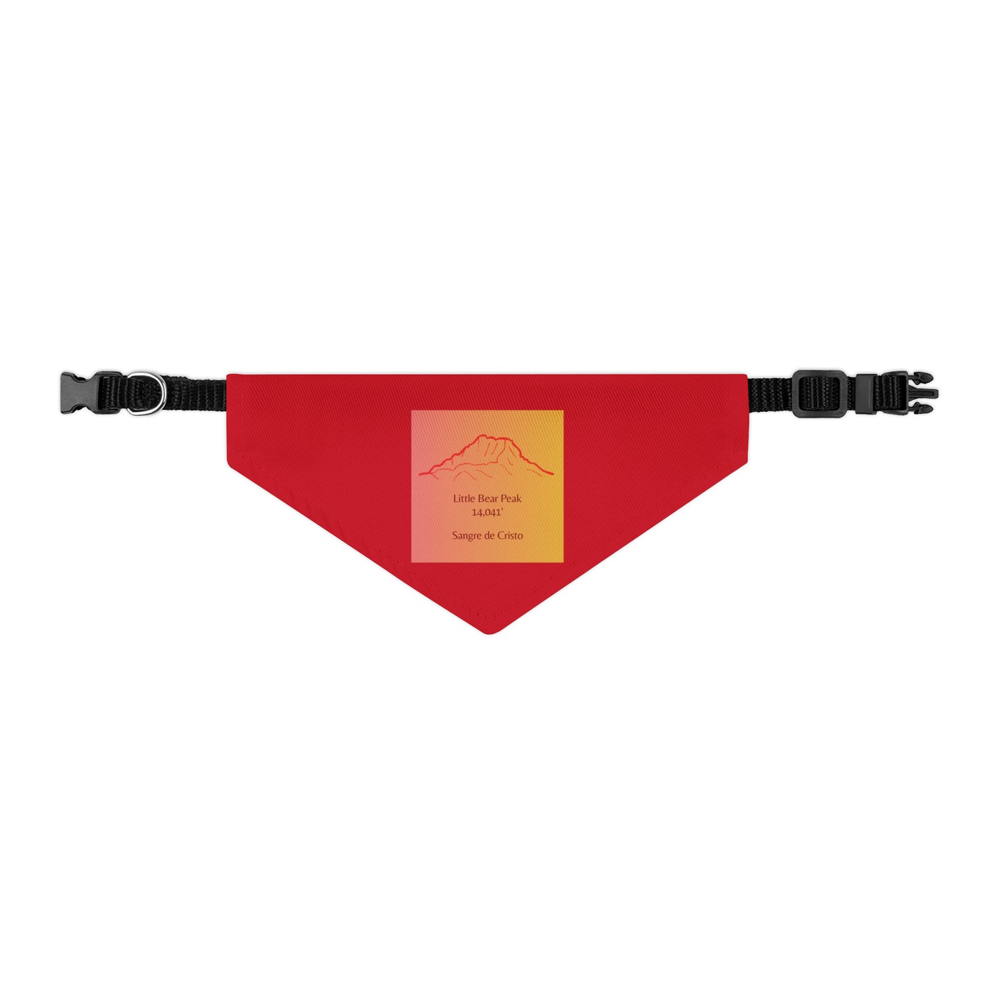 Little Bear Peak 14er Pet Bandana Collar