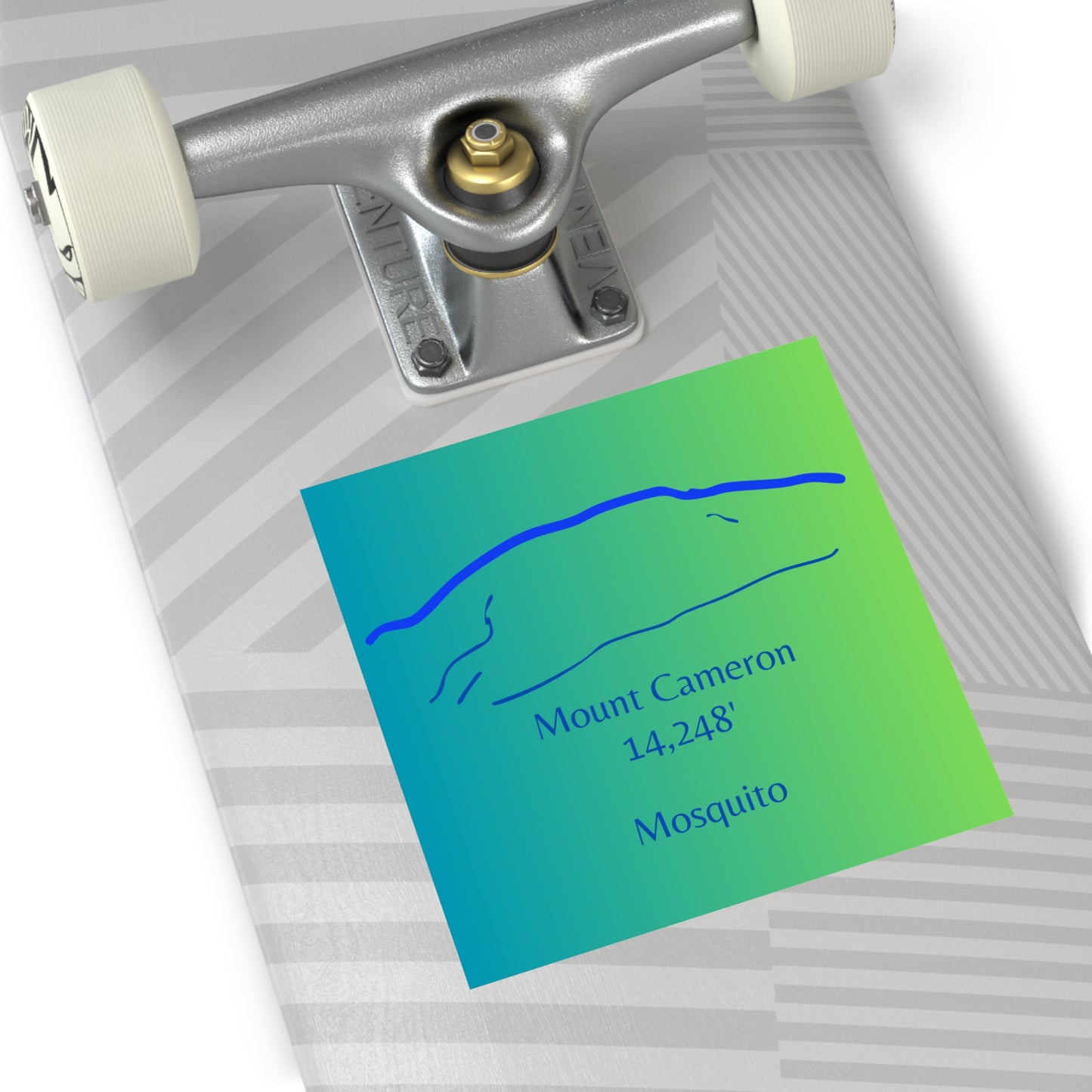 Mount Cameron 14er Square Vinyl Sticker