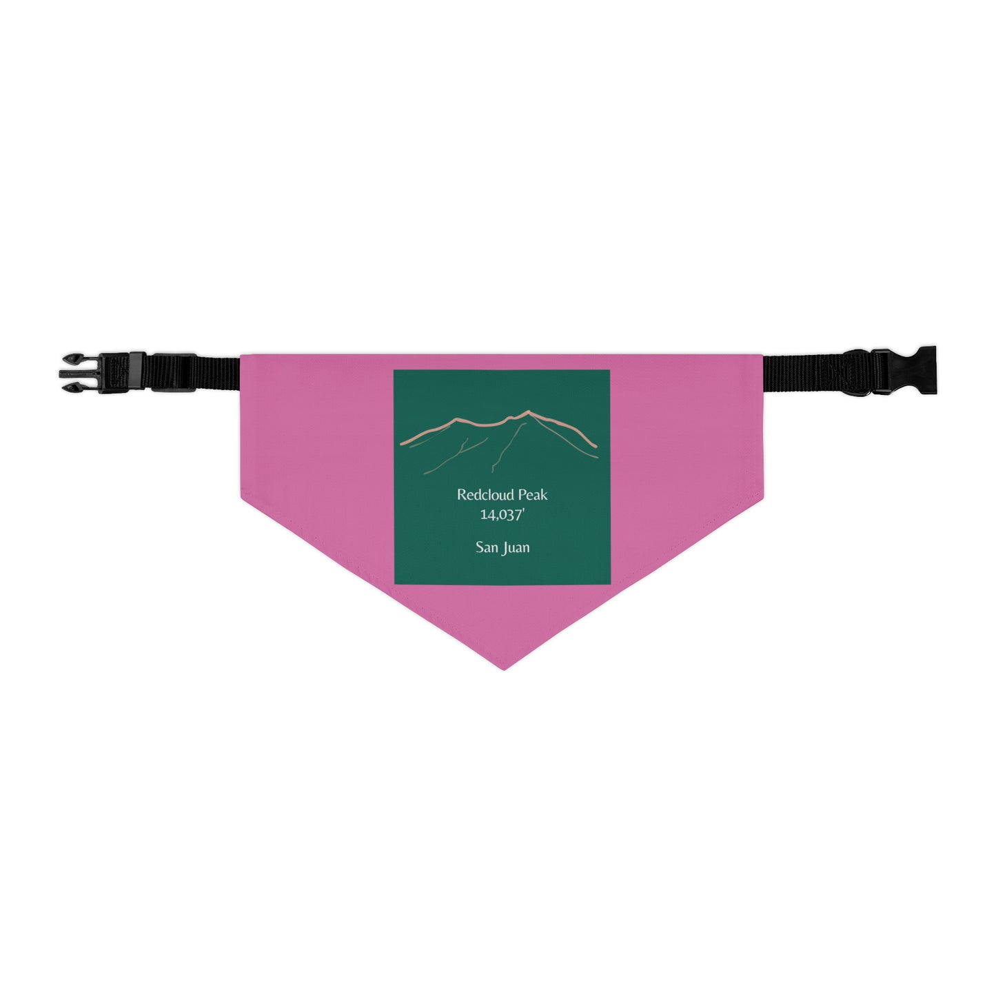 Redcloud Peak 14er Pet Bandana Collar