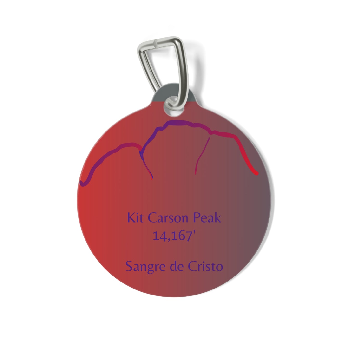 Kit Carson Peak Pet Tag