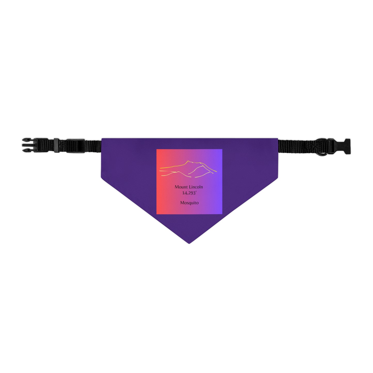 Mount Lincoln 14er Pet Bandana Collar