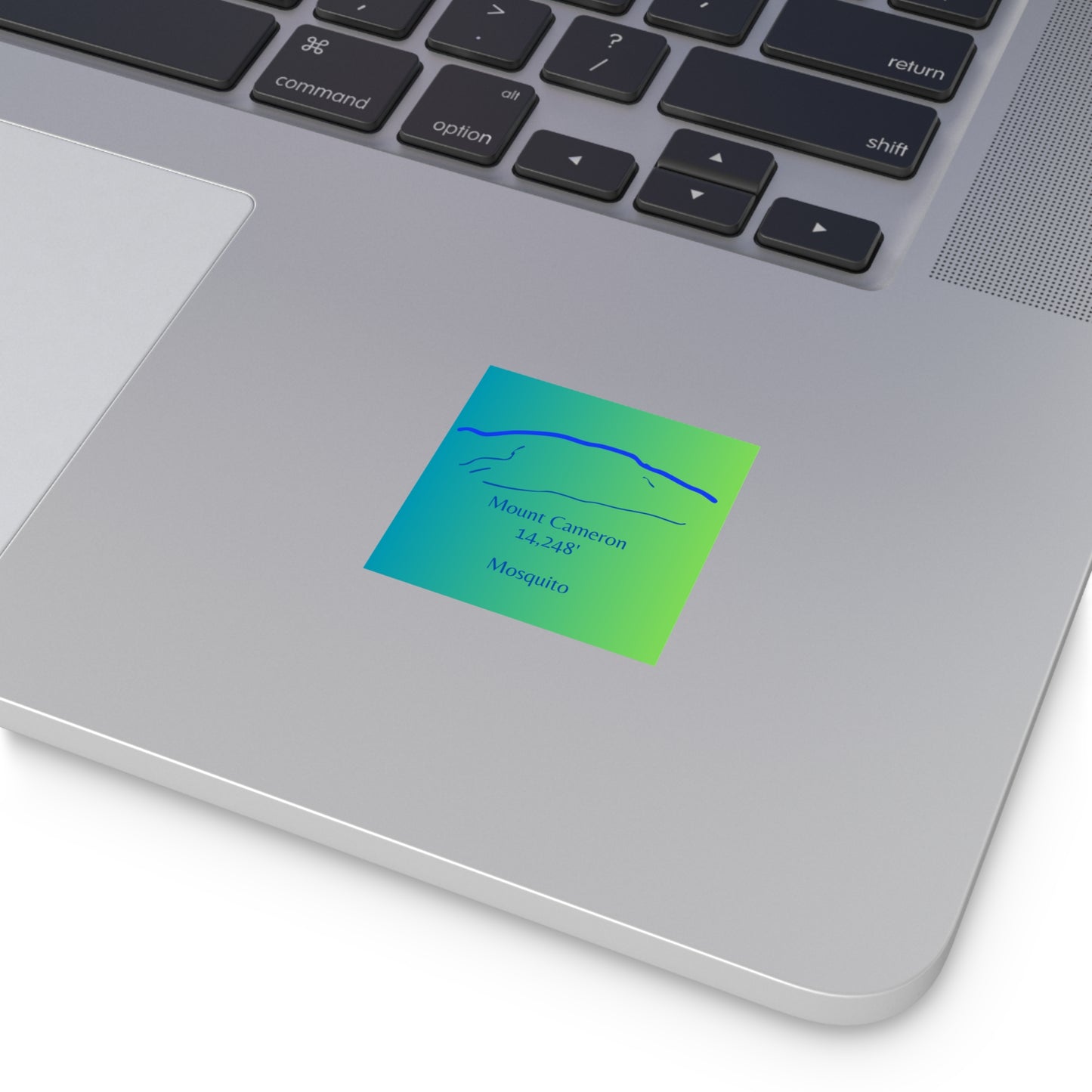 Mount Cameron 14er Square Vinyl Sticker