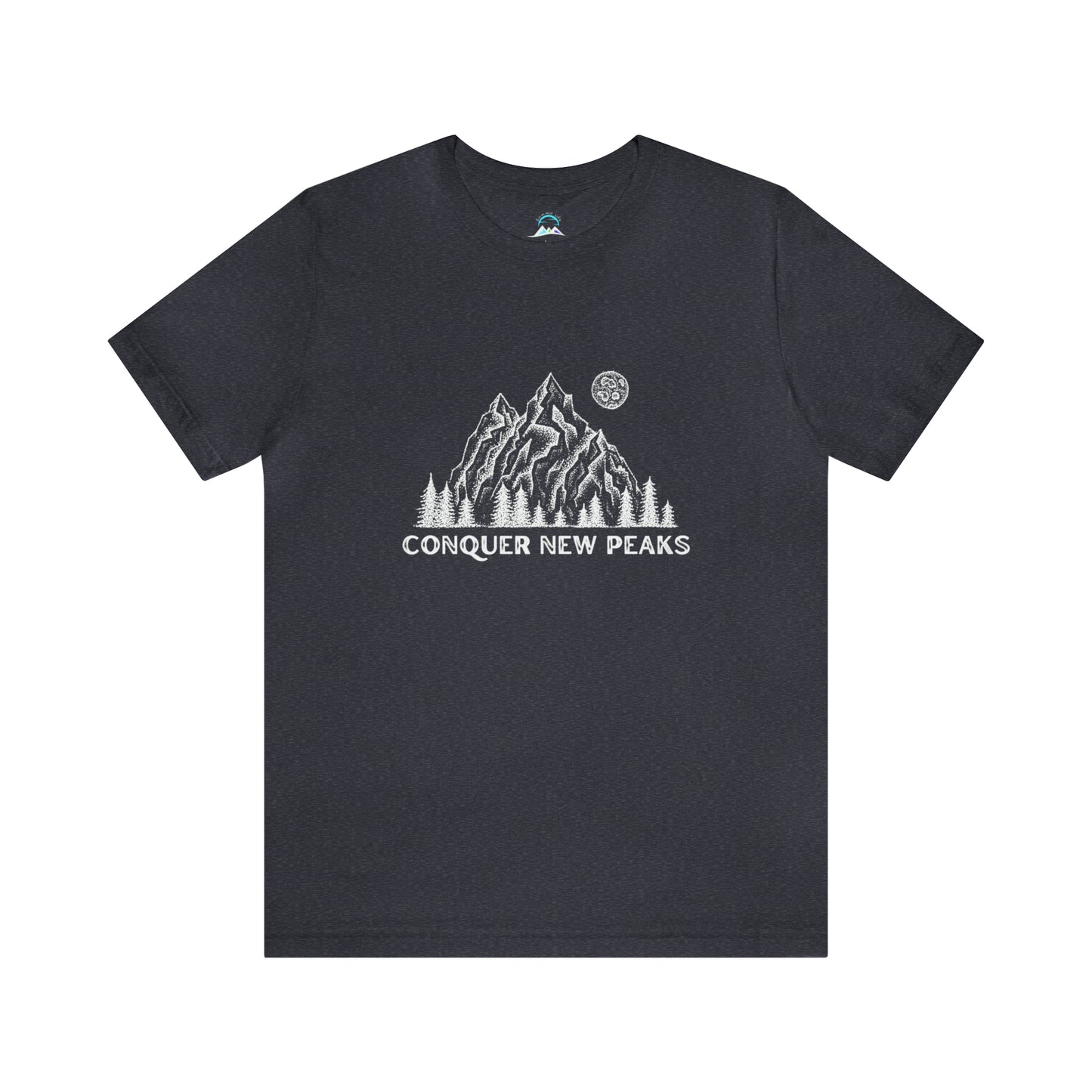 Conquer New Peaks Unisex Jersey Short Sleeve Tee