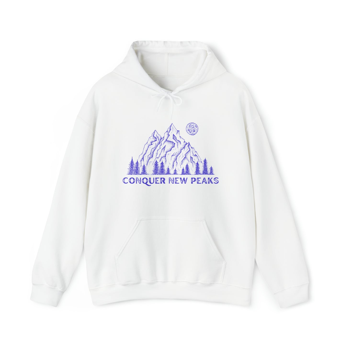 Conquer New Peaks Unisex Heavy Blend™ Hooded Sweatshirt