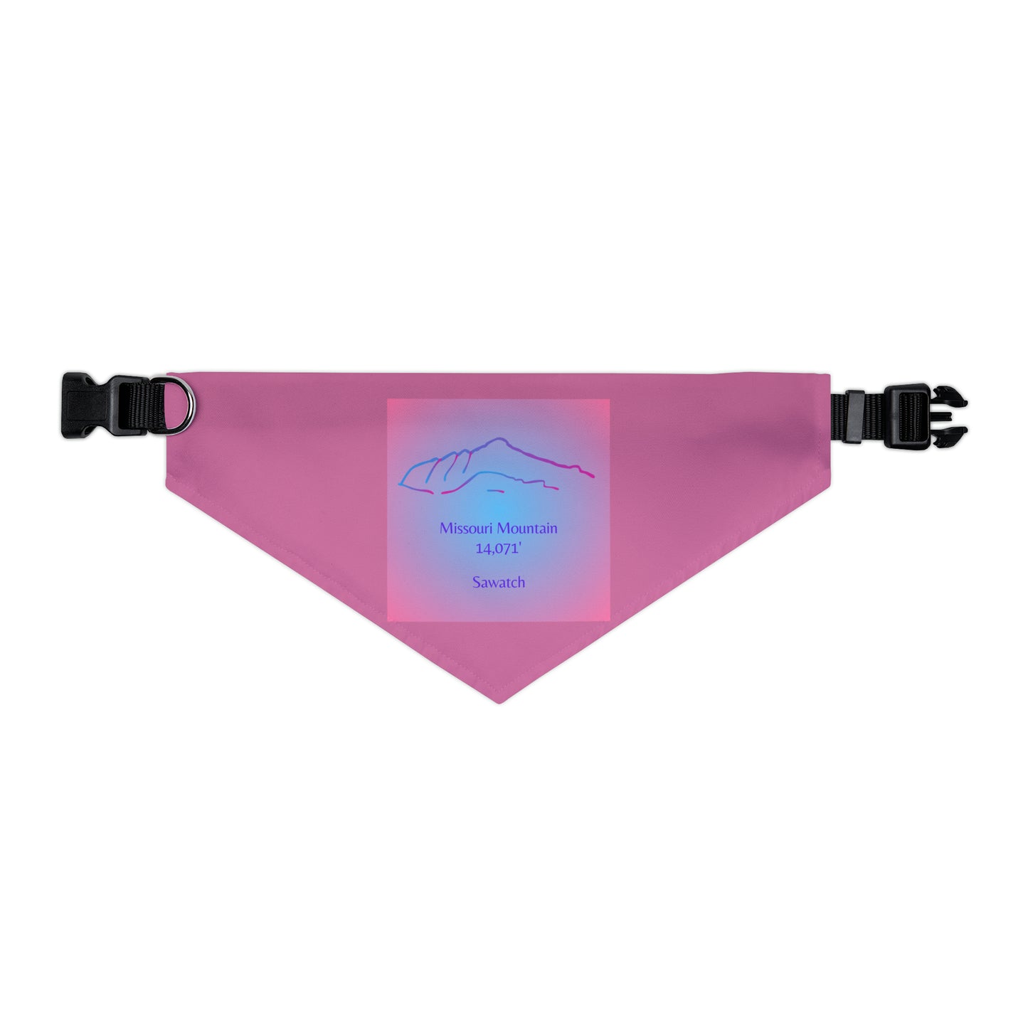Missouri Mountain 14er Pet Bandana Collar