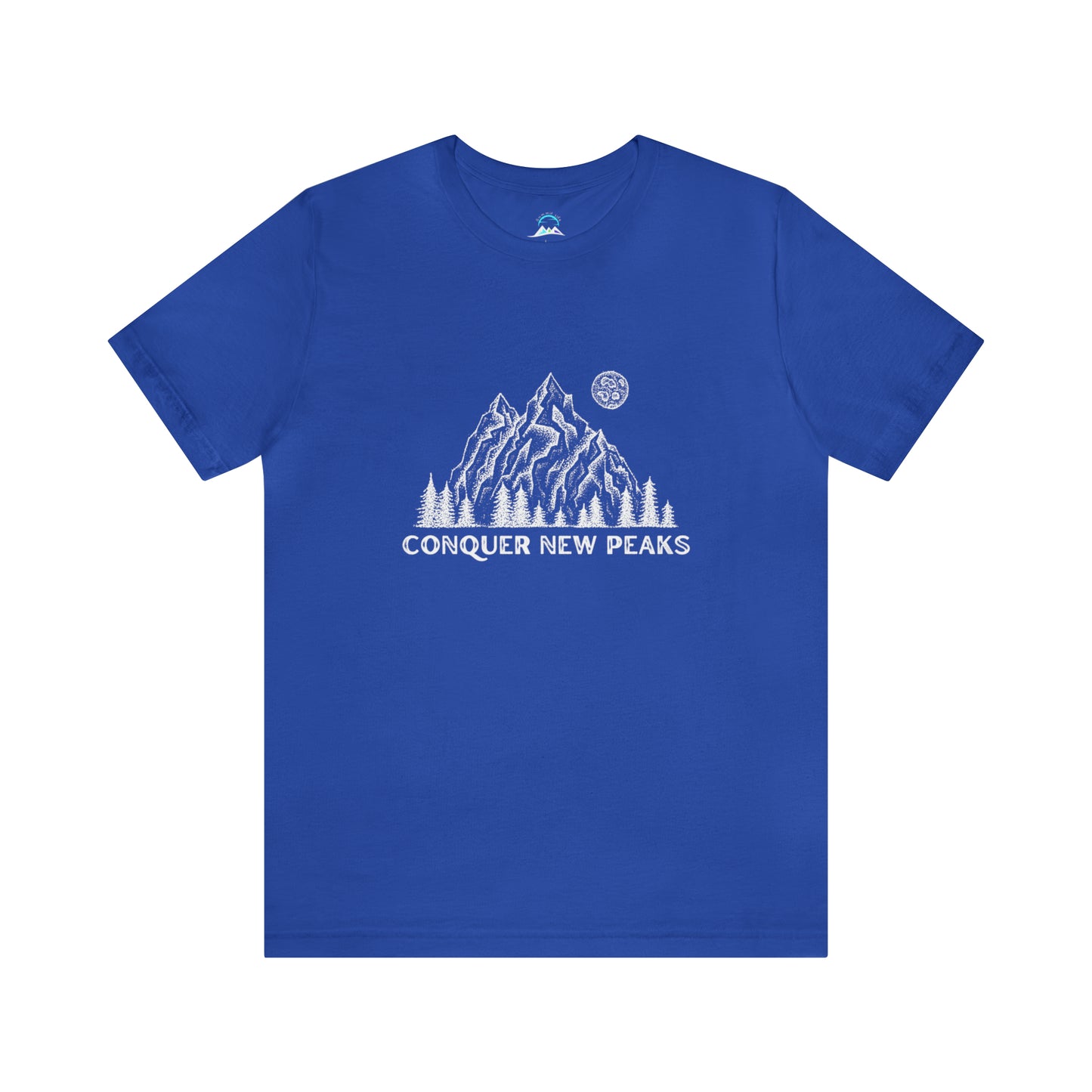 Conquer New Peaks Unisex Jersey Short Sleeve Tee