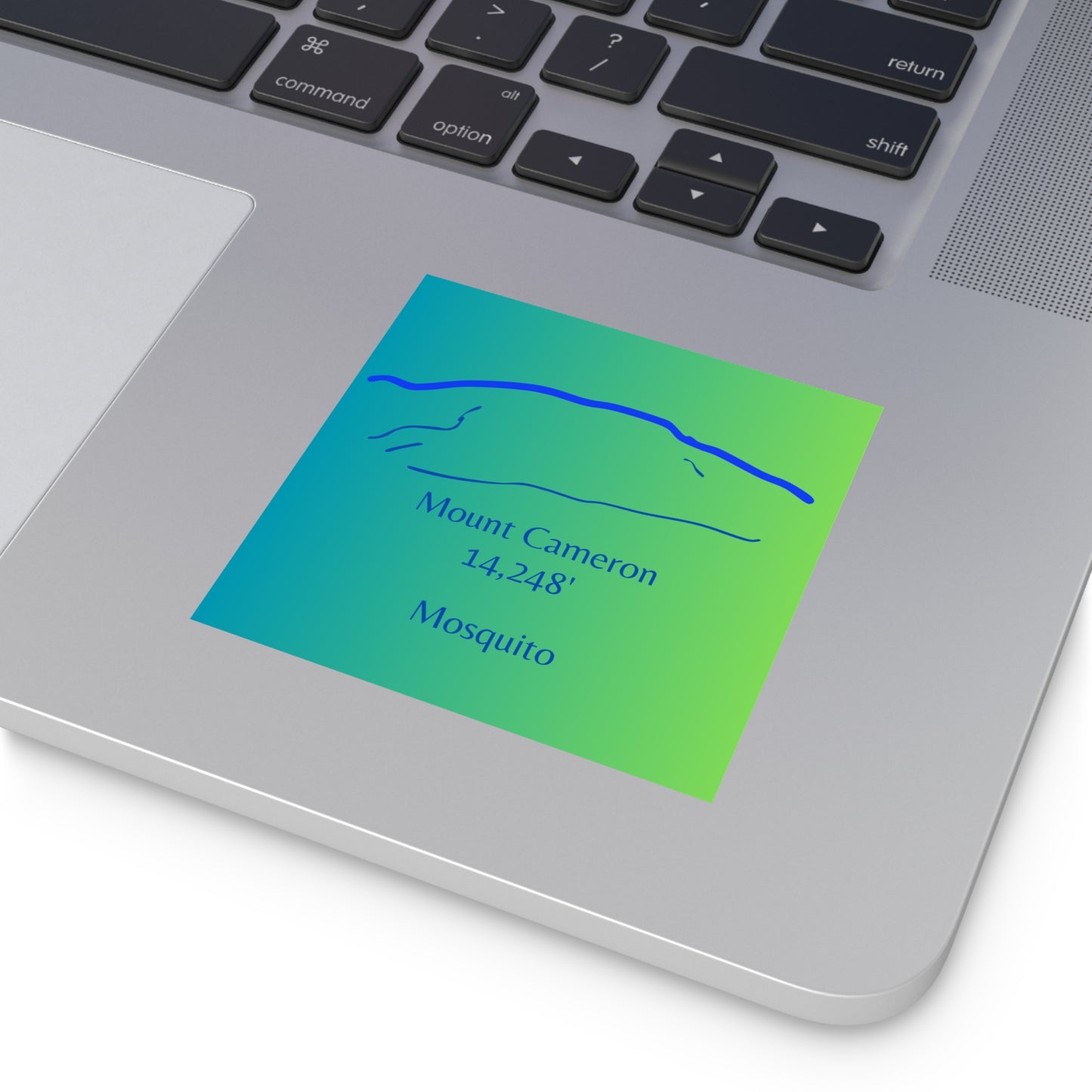 Mount Cameron 14er Square Vinyl Sticker