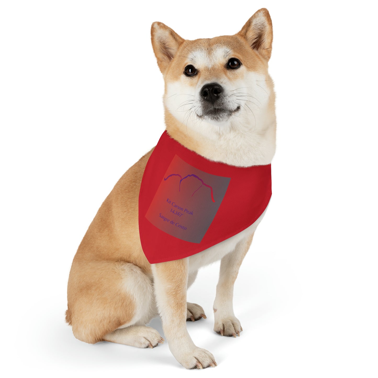 Kit Carson Peak 14er Pet Bandana Collar