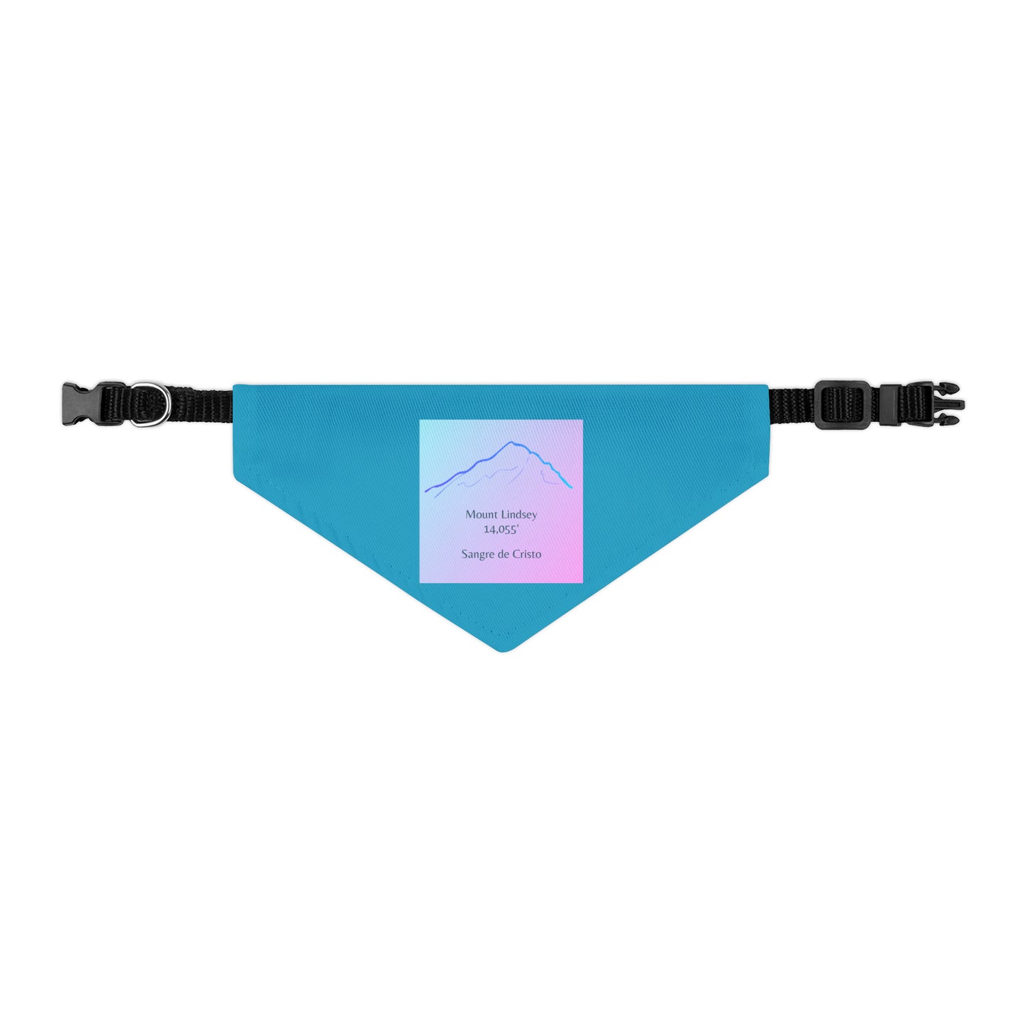 Mount Lindsey 14er Pet Bandana Collar
