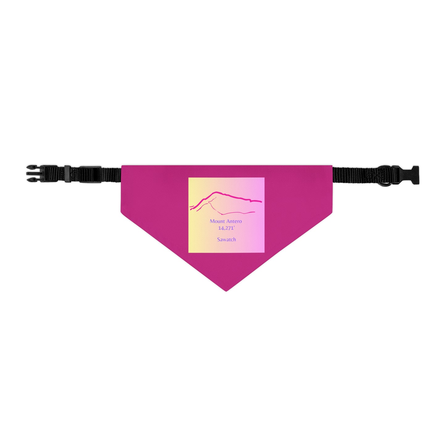 Mount Antero 14er Pet Bandana Collar