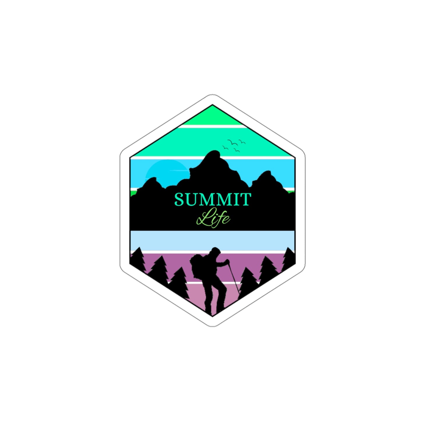 Summit Life Mountaineering Die-Cut Sticker