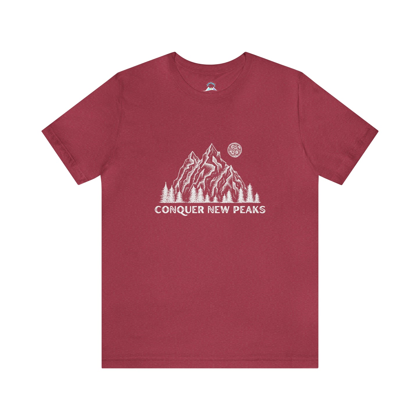 Conquer New Peaks Unisex Jersey Short Sleeve Tee