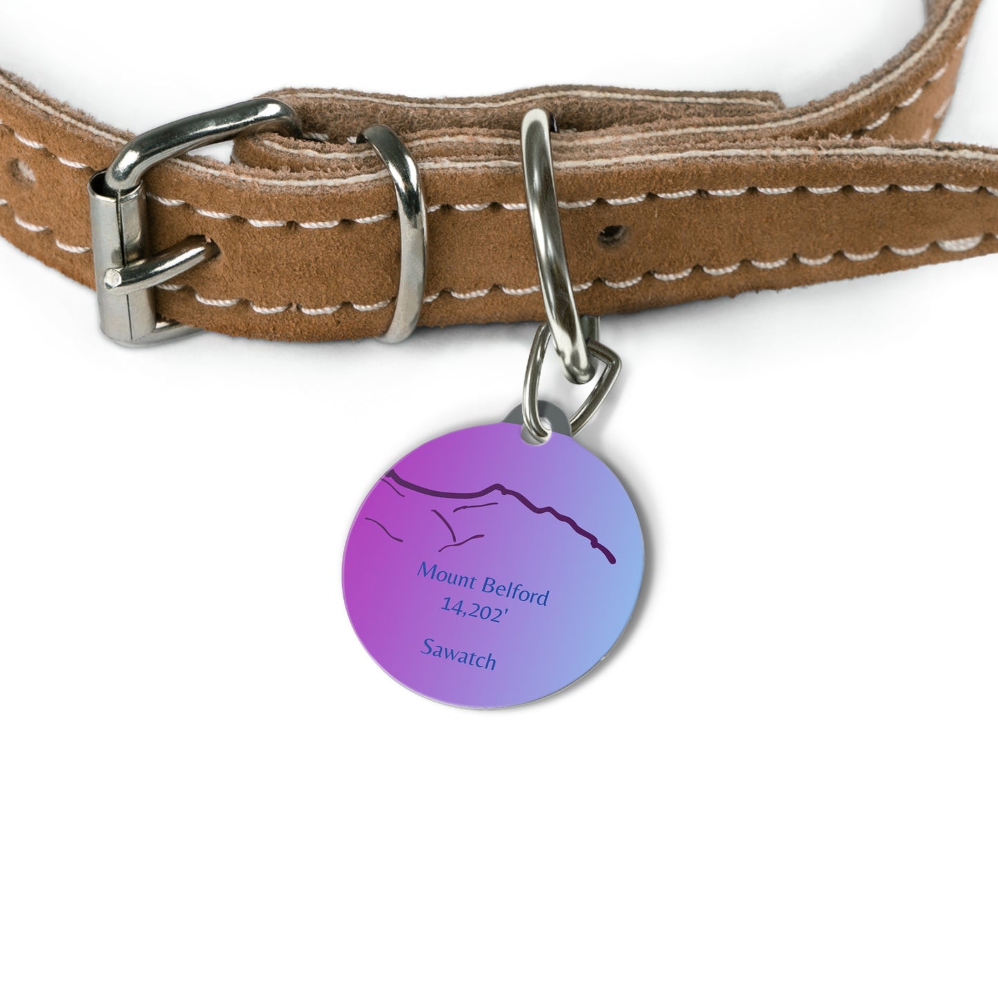 Mount Belford Pet Tag