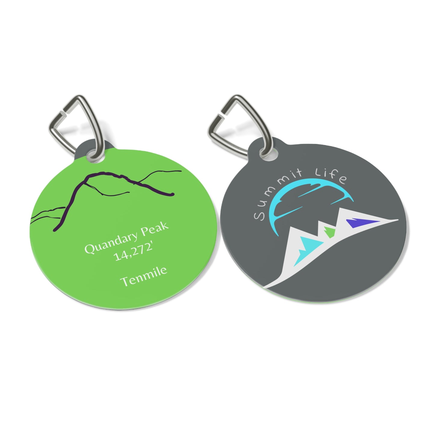 Quandary Peak Pet Tag