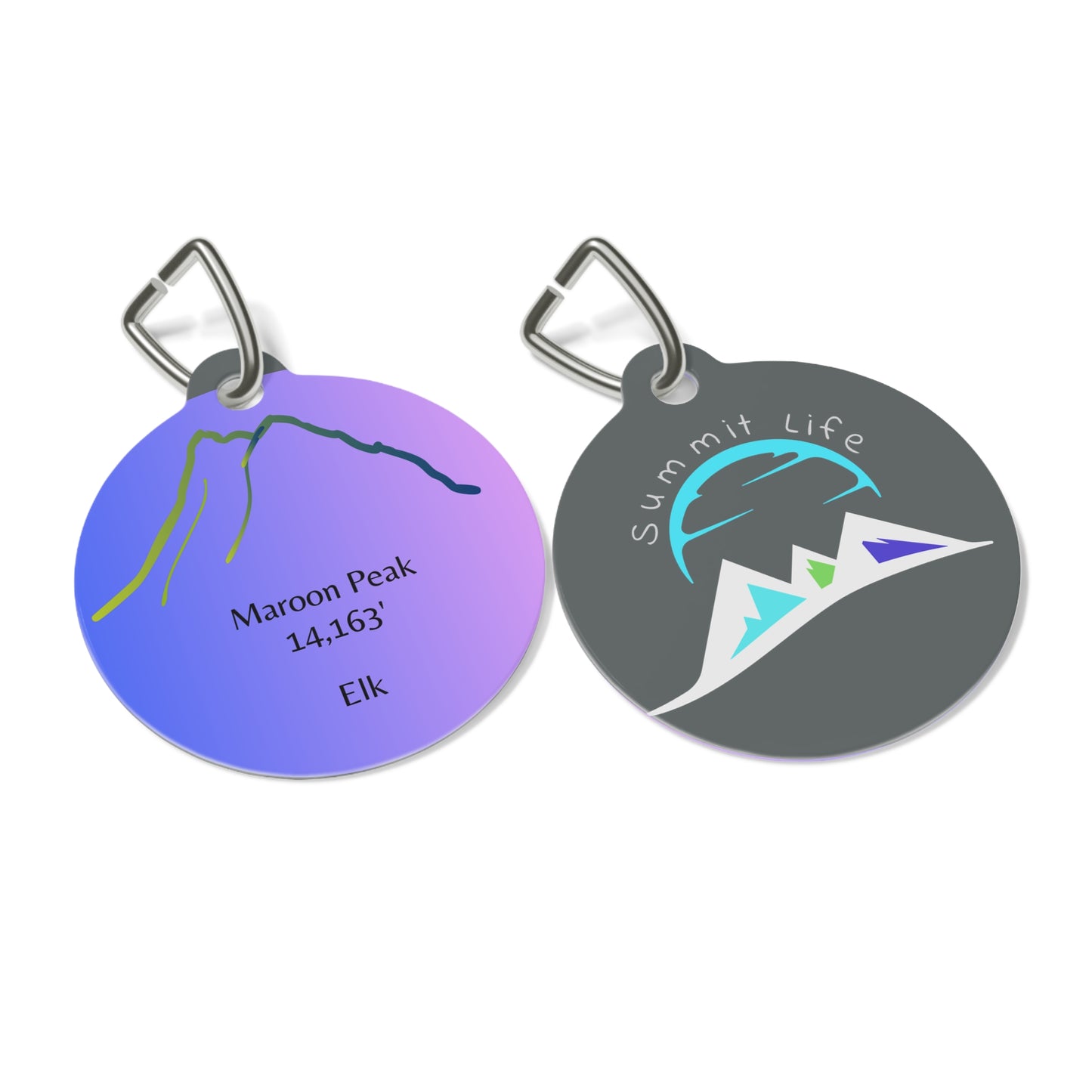 Maroon Peak Pet Tag