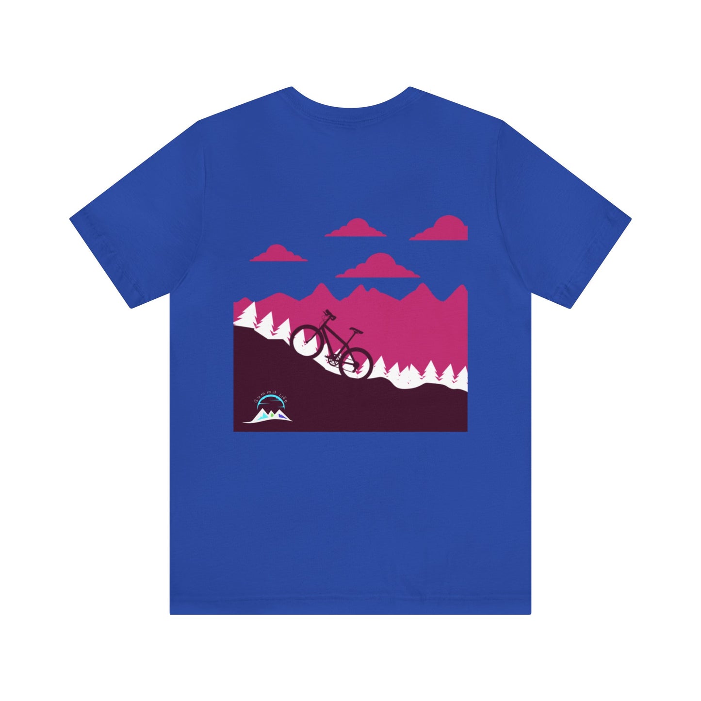 Mountain Bike USA Unisex Jersey Short Sleeve Tee