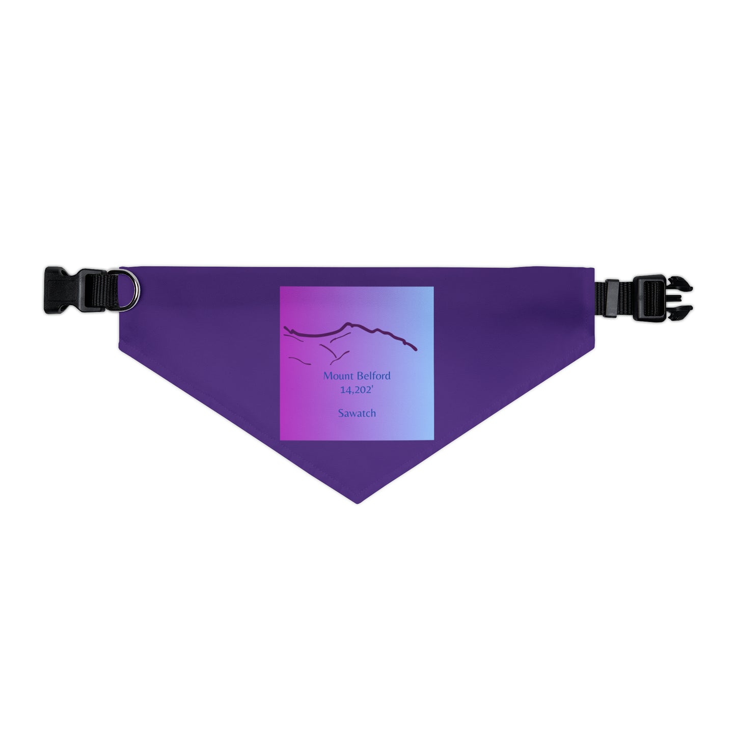 Mount Belford 14er Pet Bandana Collar