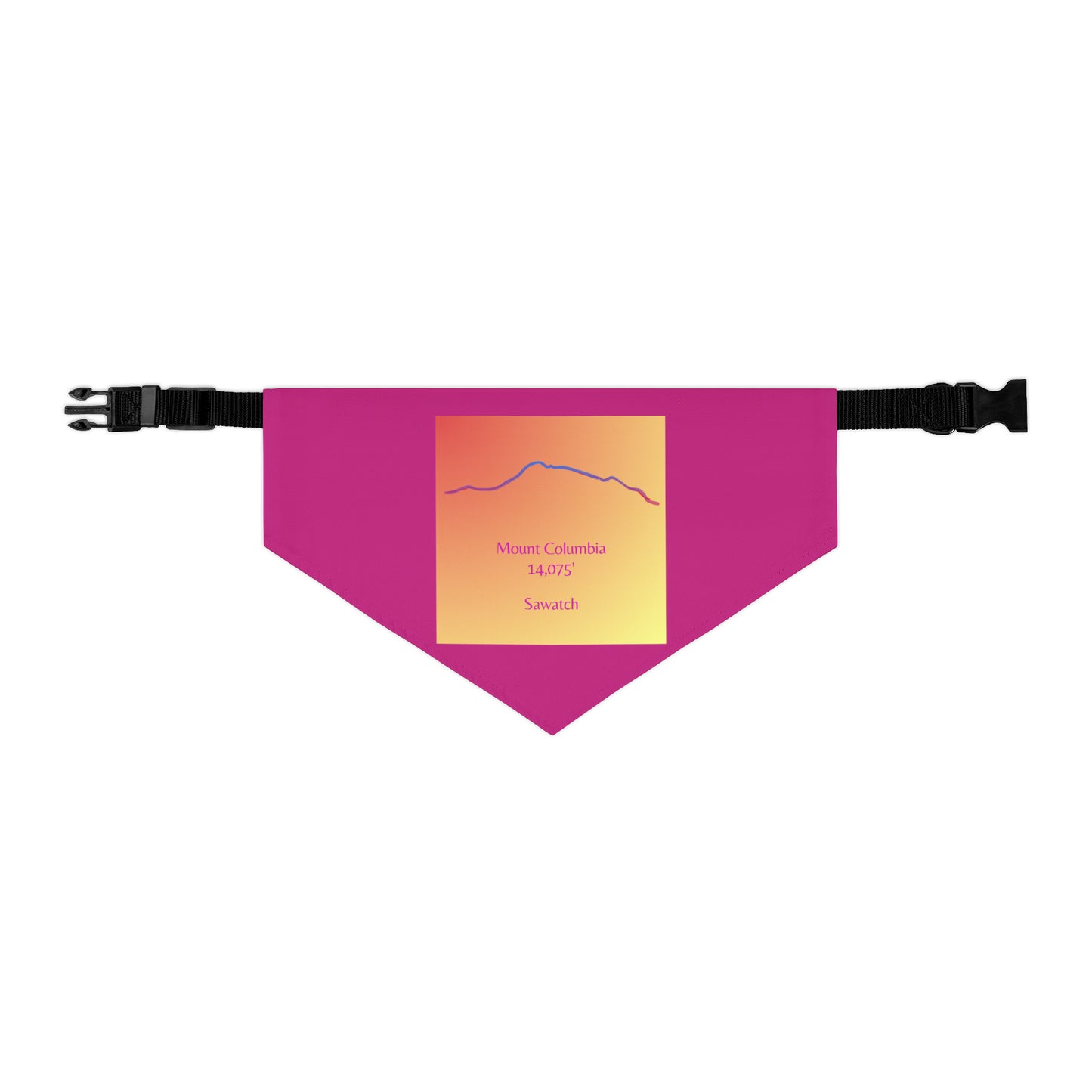 Mount Columbia 14er Pet Bandana Collar