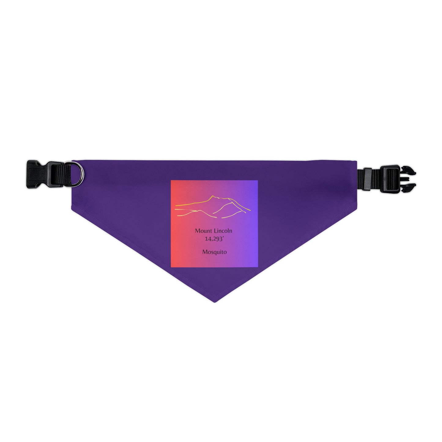 Mount Lincoln 14er Pet Bandana Collar