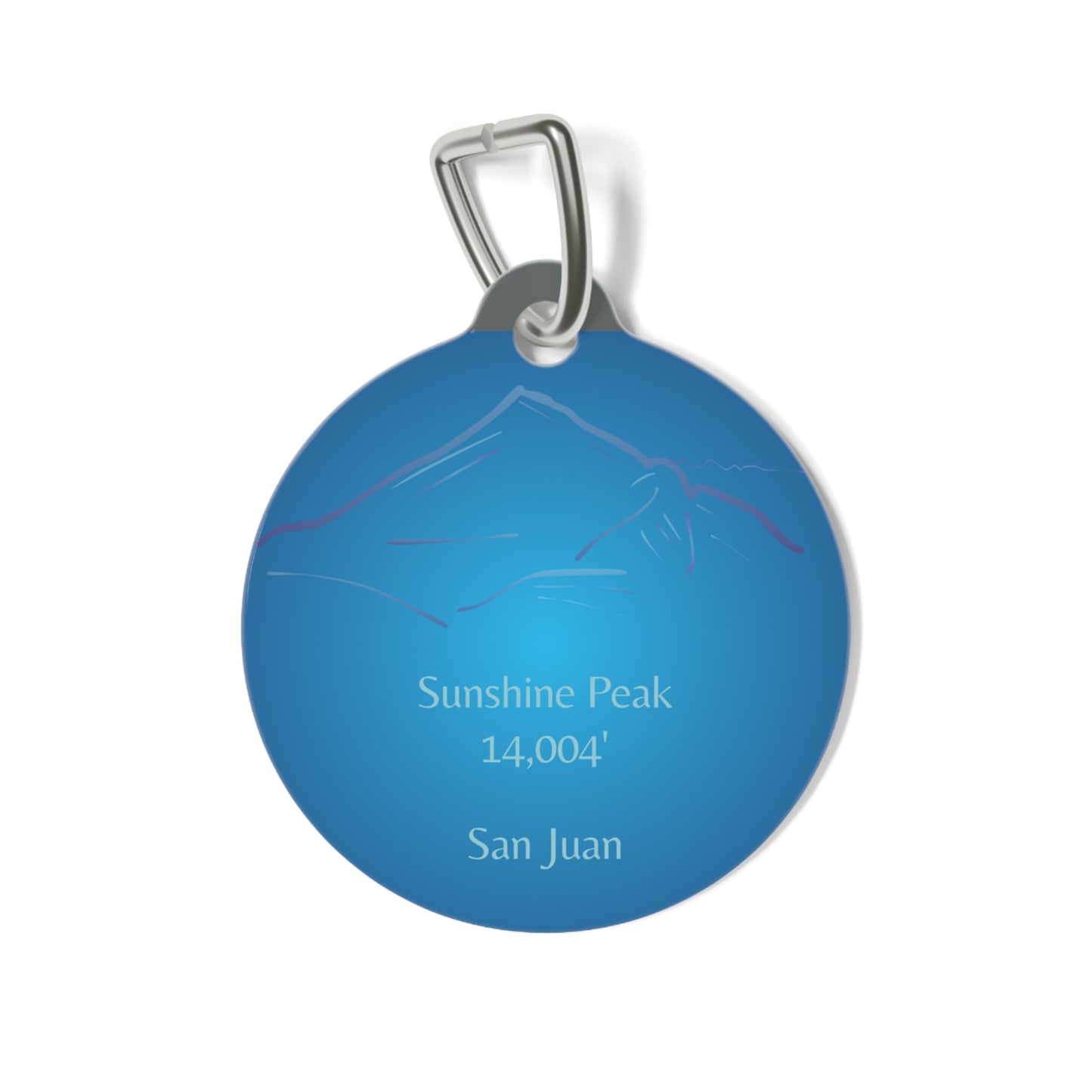 Sunshine Peak Pet Tag