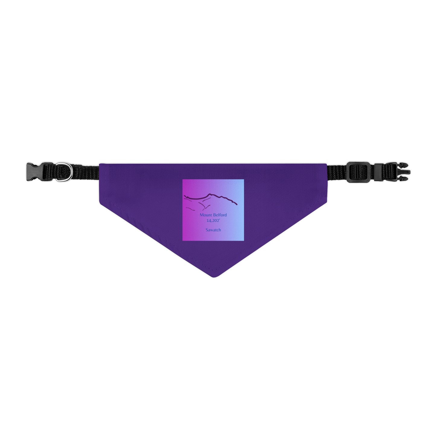 Mount Belford 14er Pet Bandana Collar
