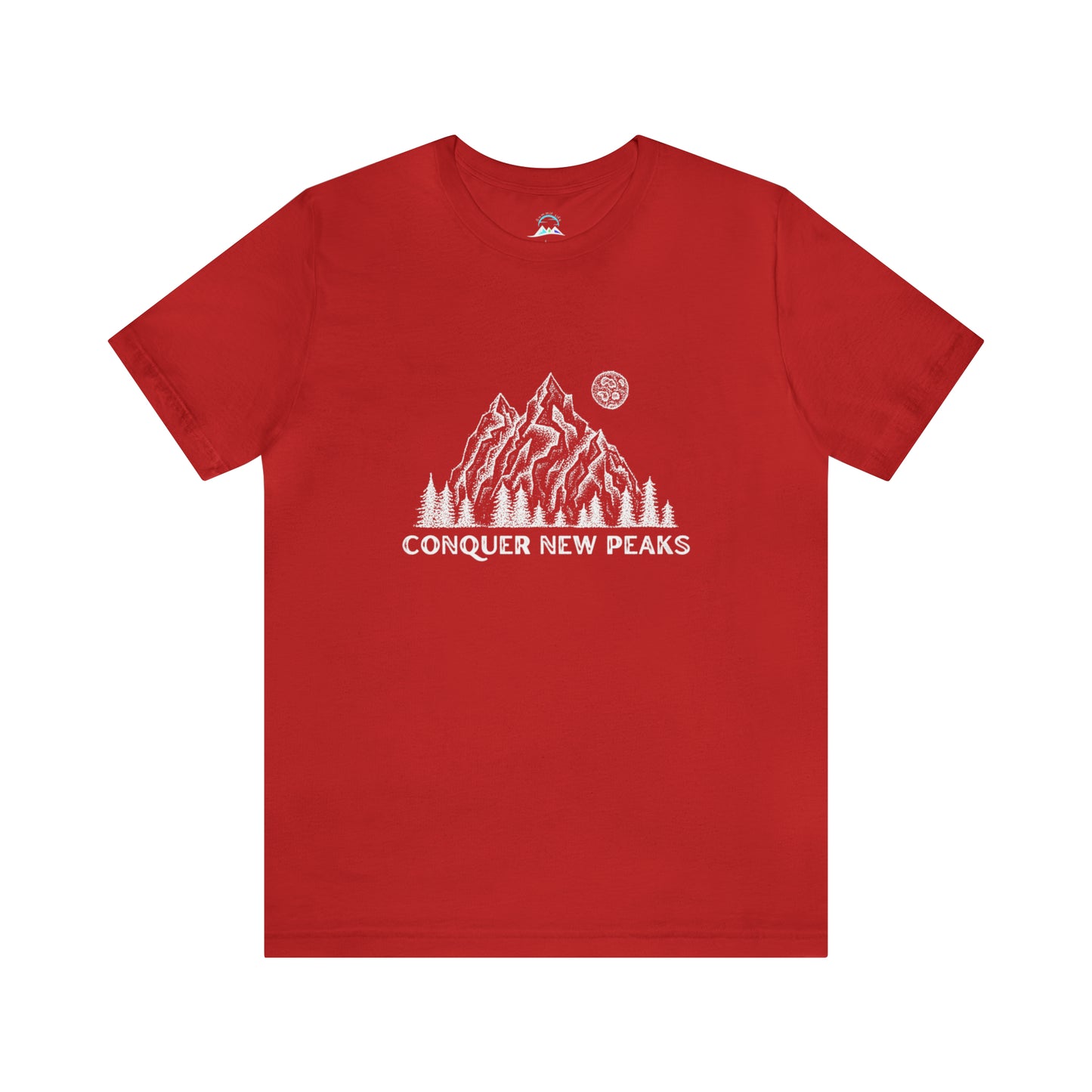 Conquer New Peaks Unisex Jersey Short Sleeve Tee