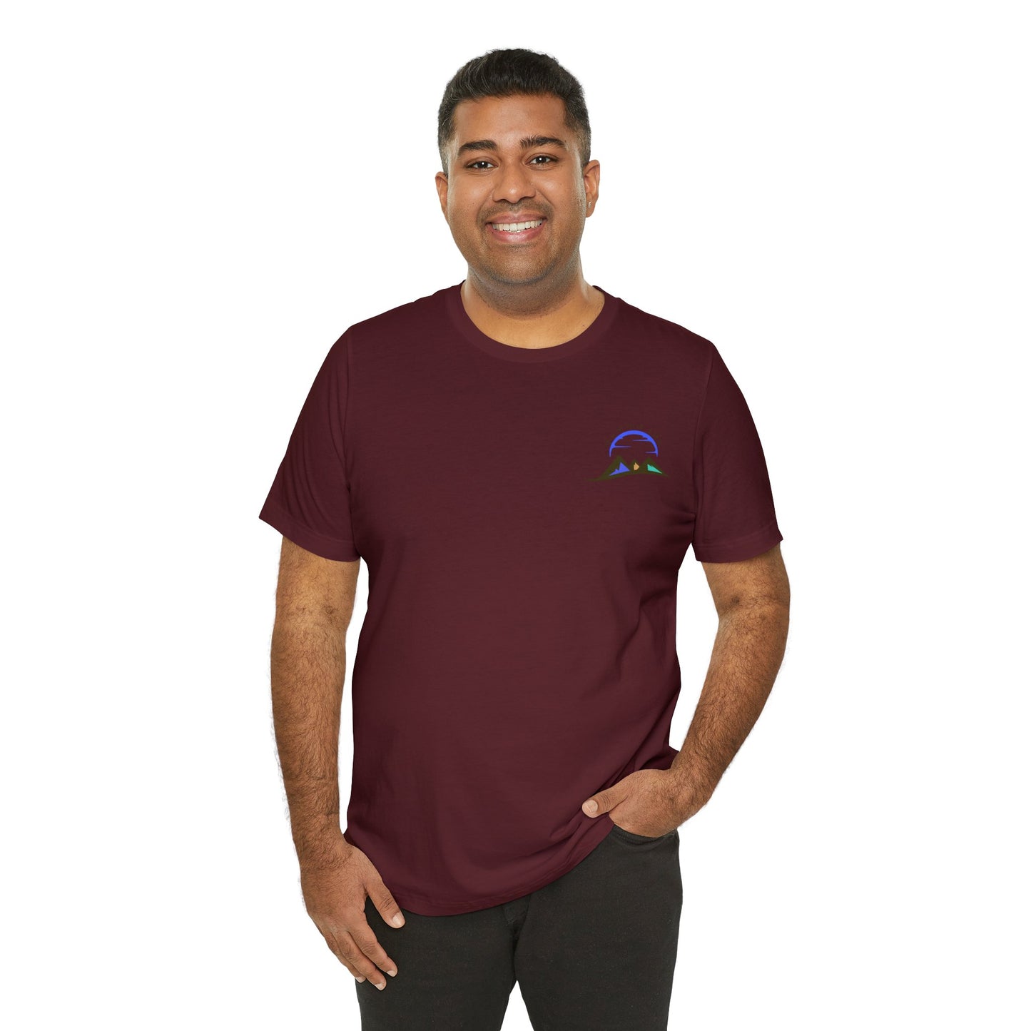 Mountain Bike USA Unisex Jersey Short Sleeve Tee