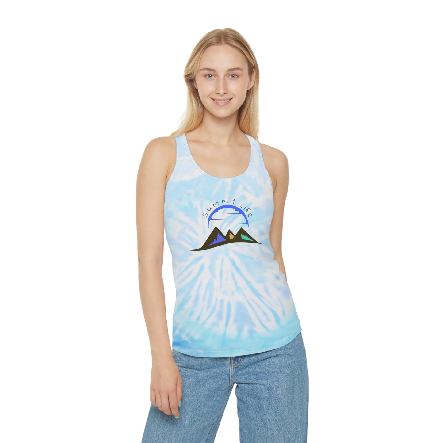 Summit Life Tie Dye Racerback Tank Top