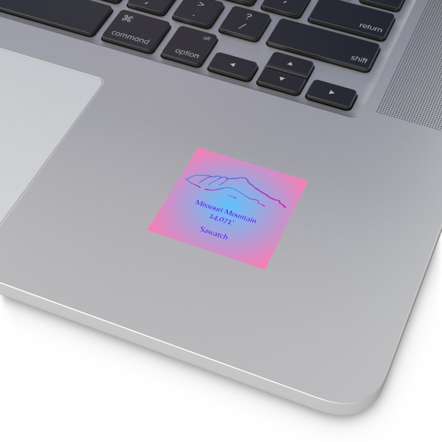 Missouri Mountain 14er Square Vinyl Sticker