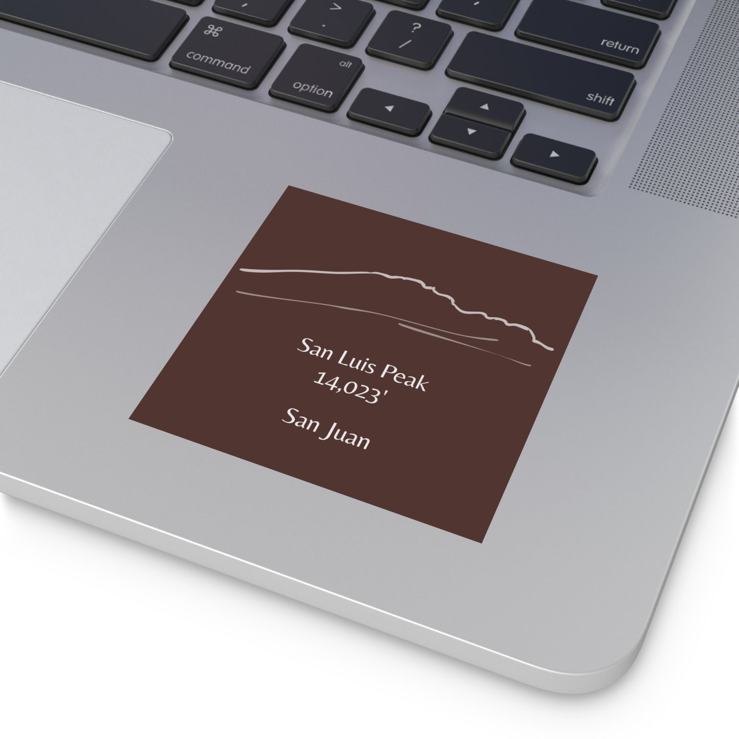 San Luis Peak 14er Square Vinyl Sticker