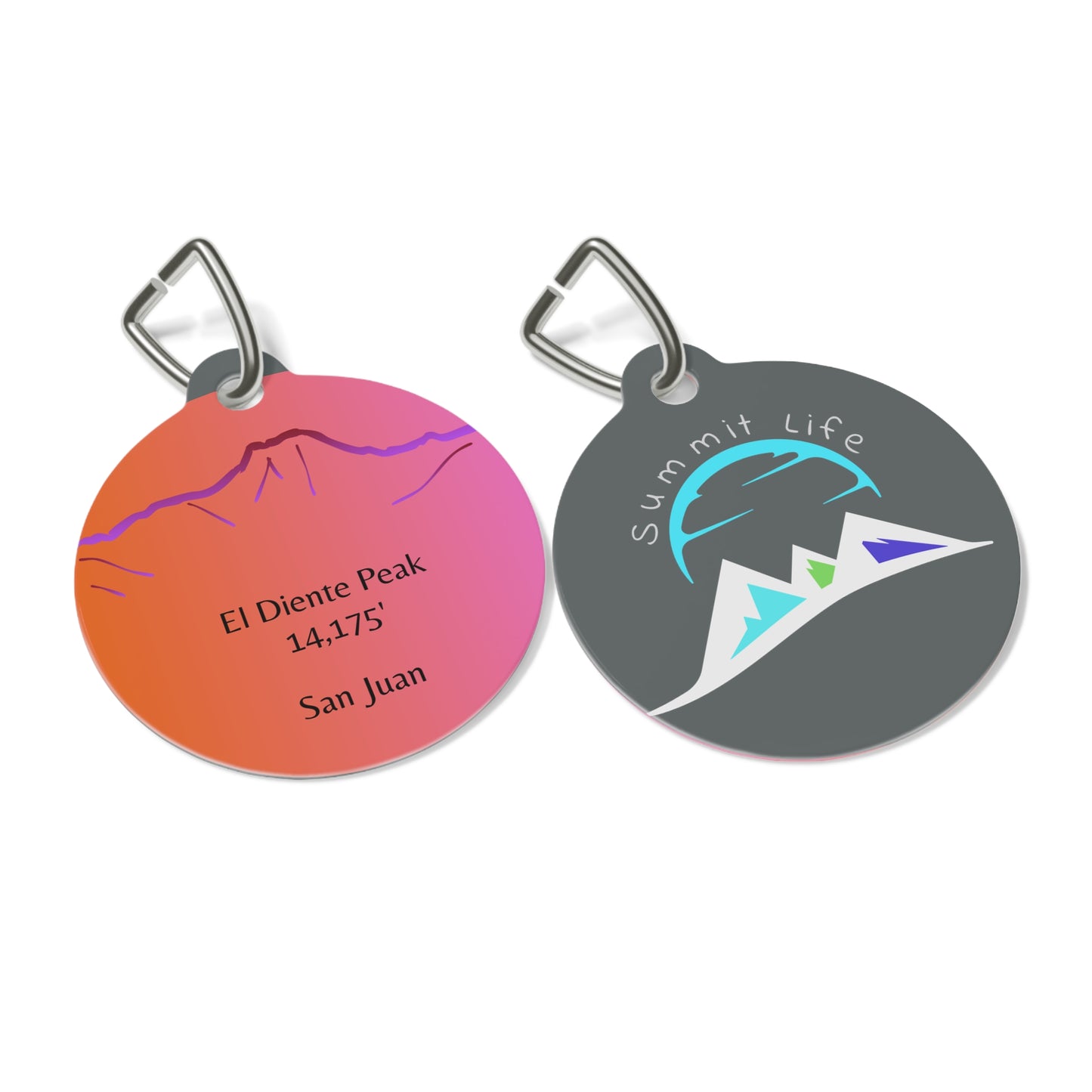 El Diente Peak Pet Tag