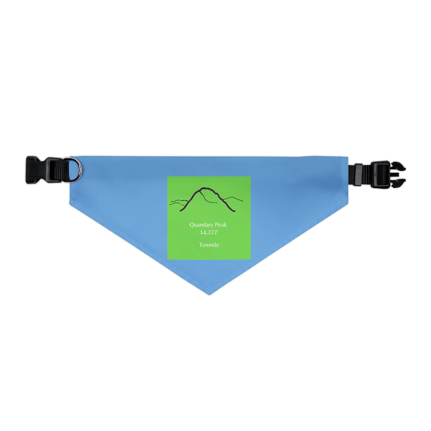 Quandary Peak 14er Pet Bandana Collar