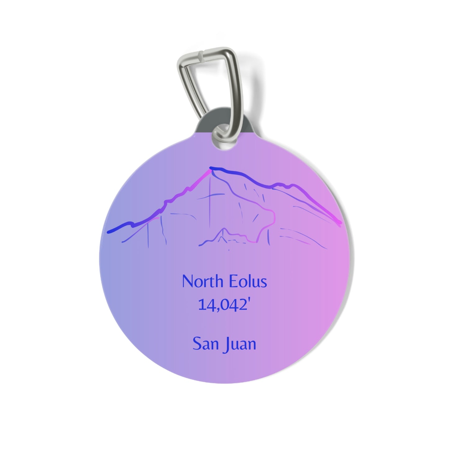 North Eolus Peak Pet Tag