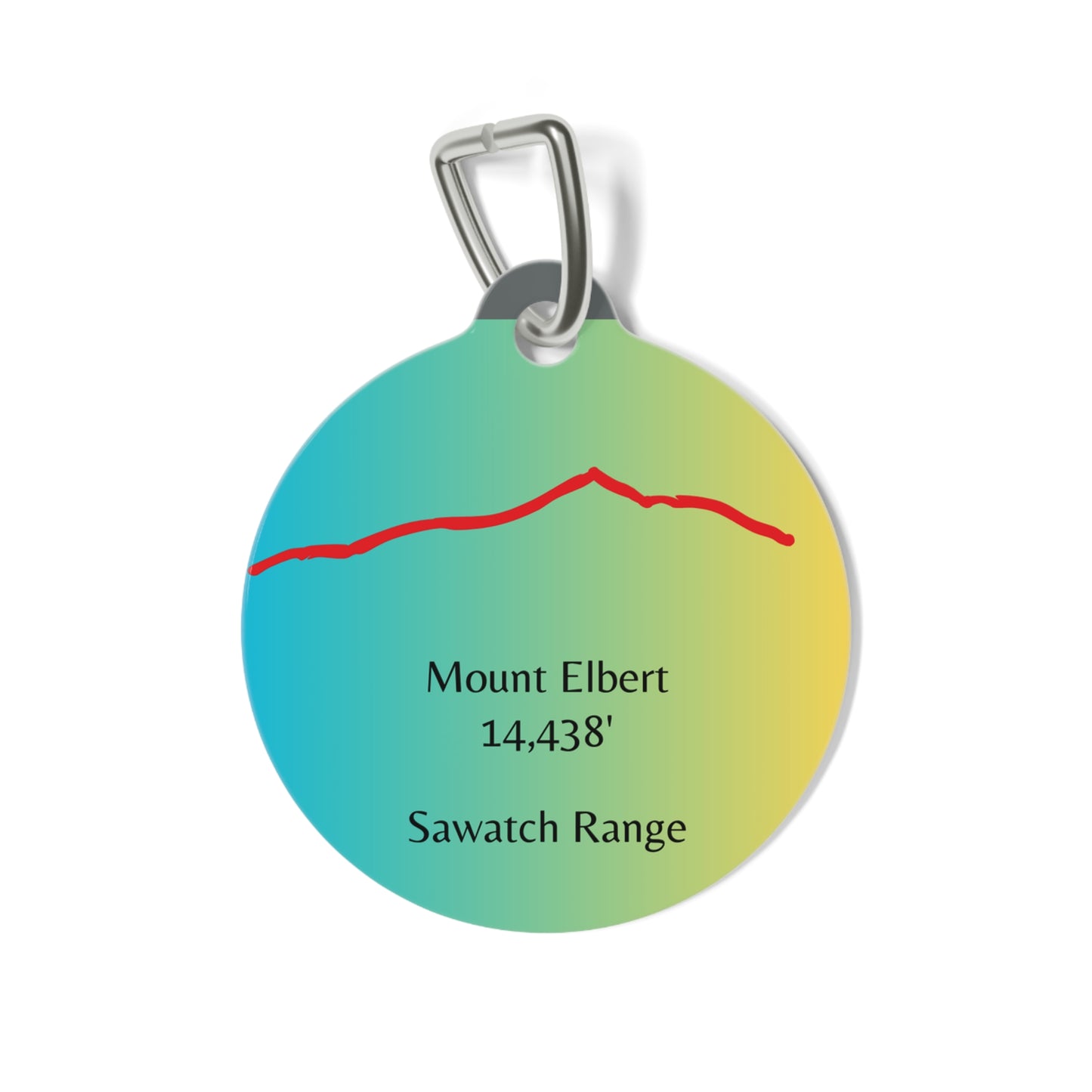 Mount Elbert Pet Tag