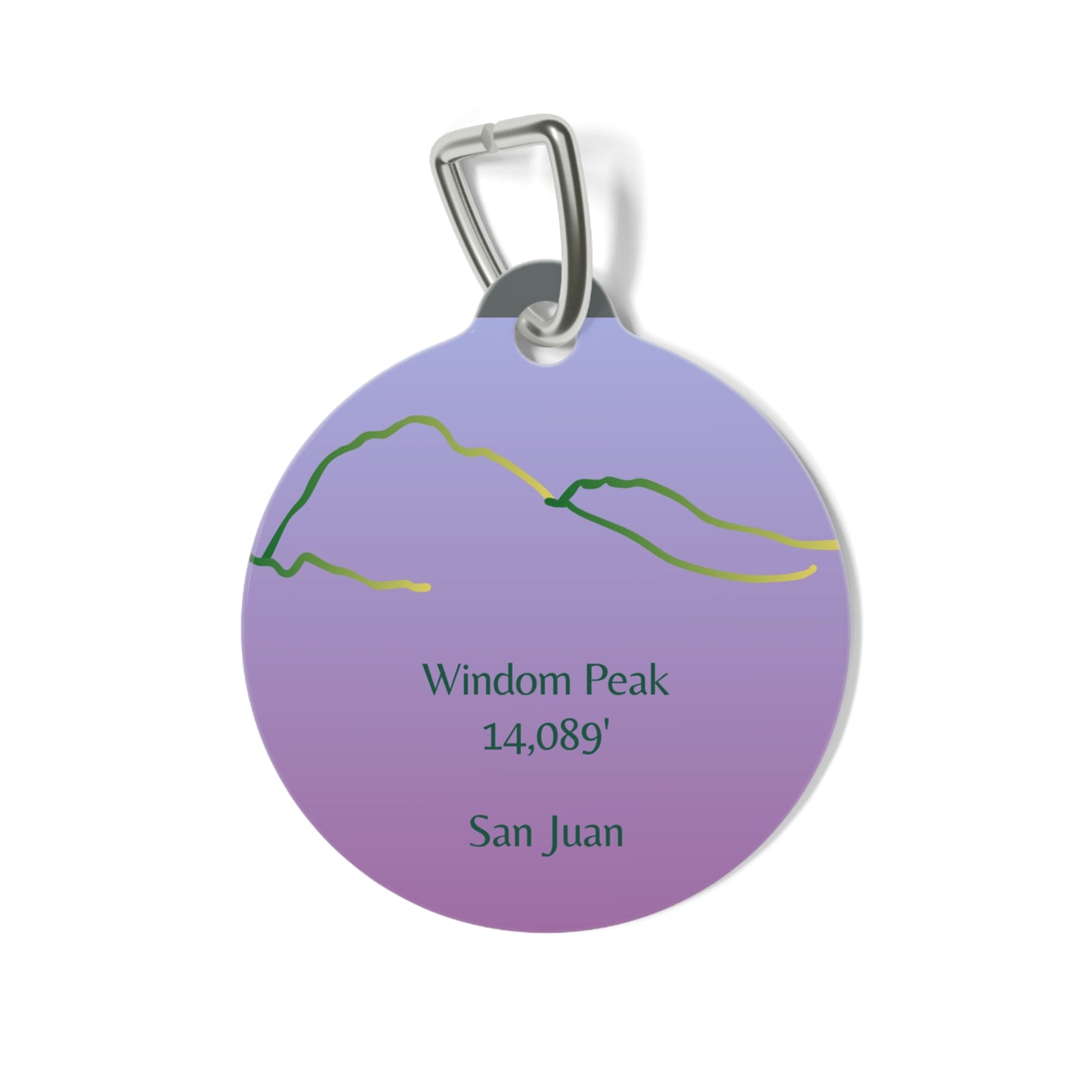 Windom Peak 14er Pet Tag