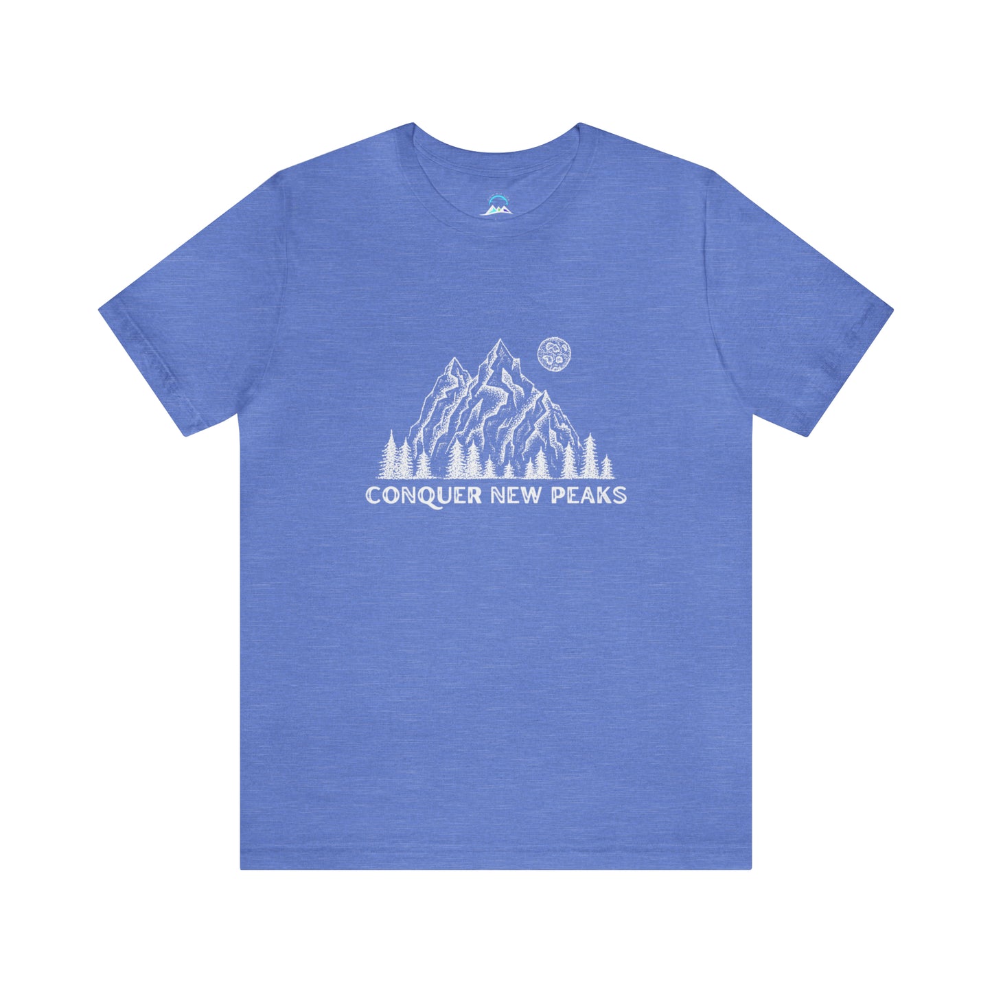 Conquer New Peaks Unisex Jersey Short Sleeve Tee