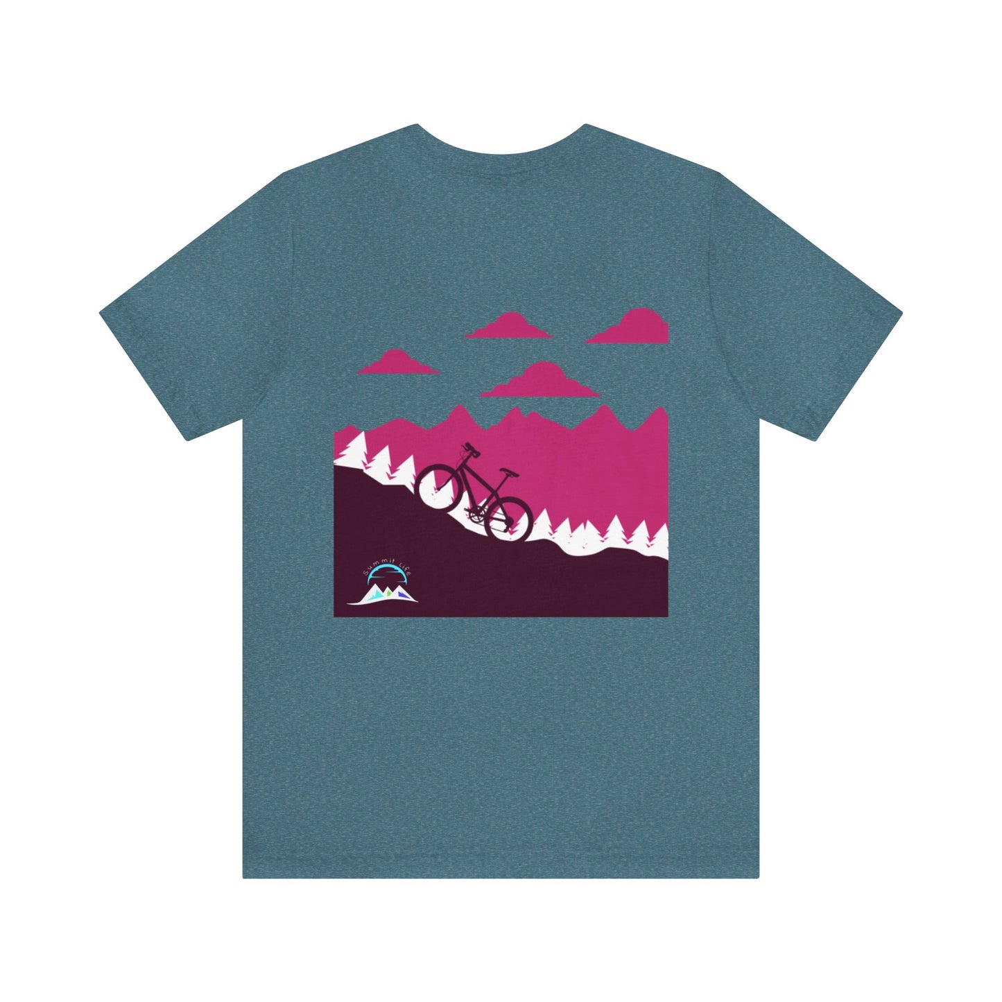 Mountain Bike USA Unisex Jersey Short Sleeve Tee