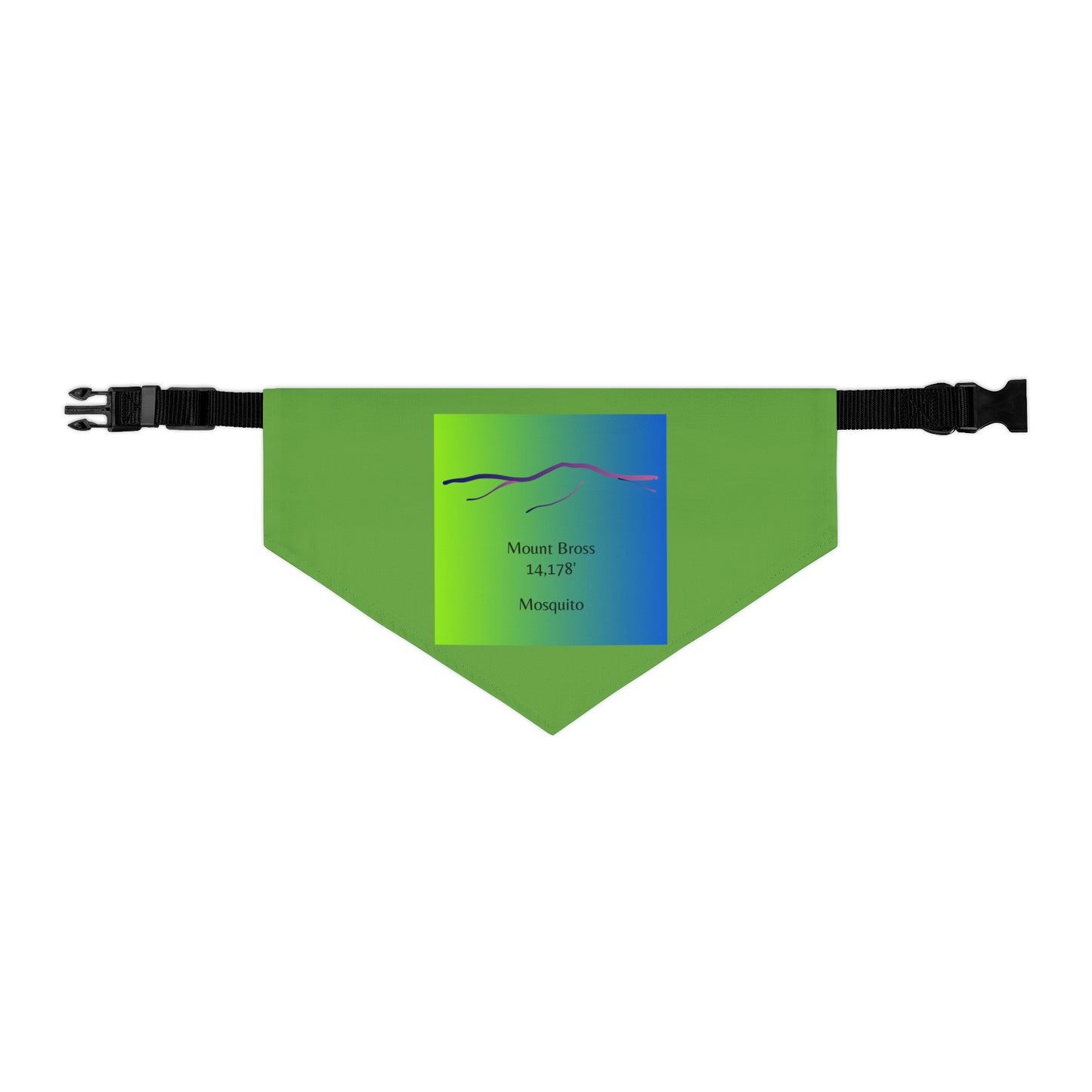 Mount Bross 14er Pet Bandana Collar