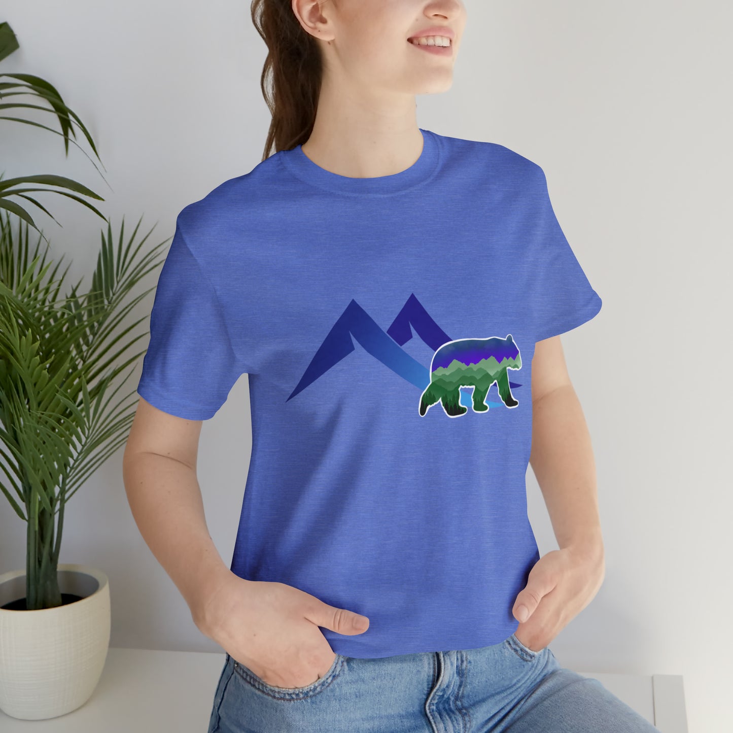 Mountain Bear Unisex Jersey Short Sleeve Tee