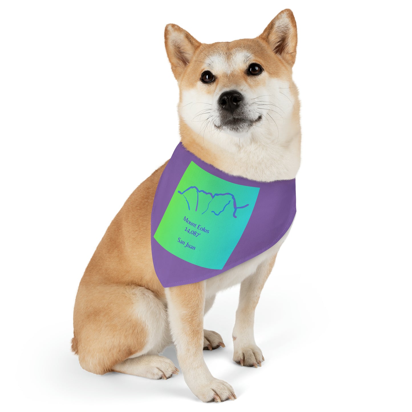 Mount Eolus 14er Pet Bandana Collar