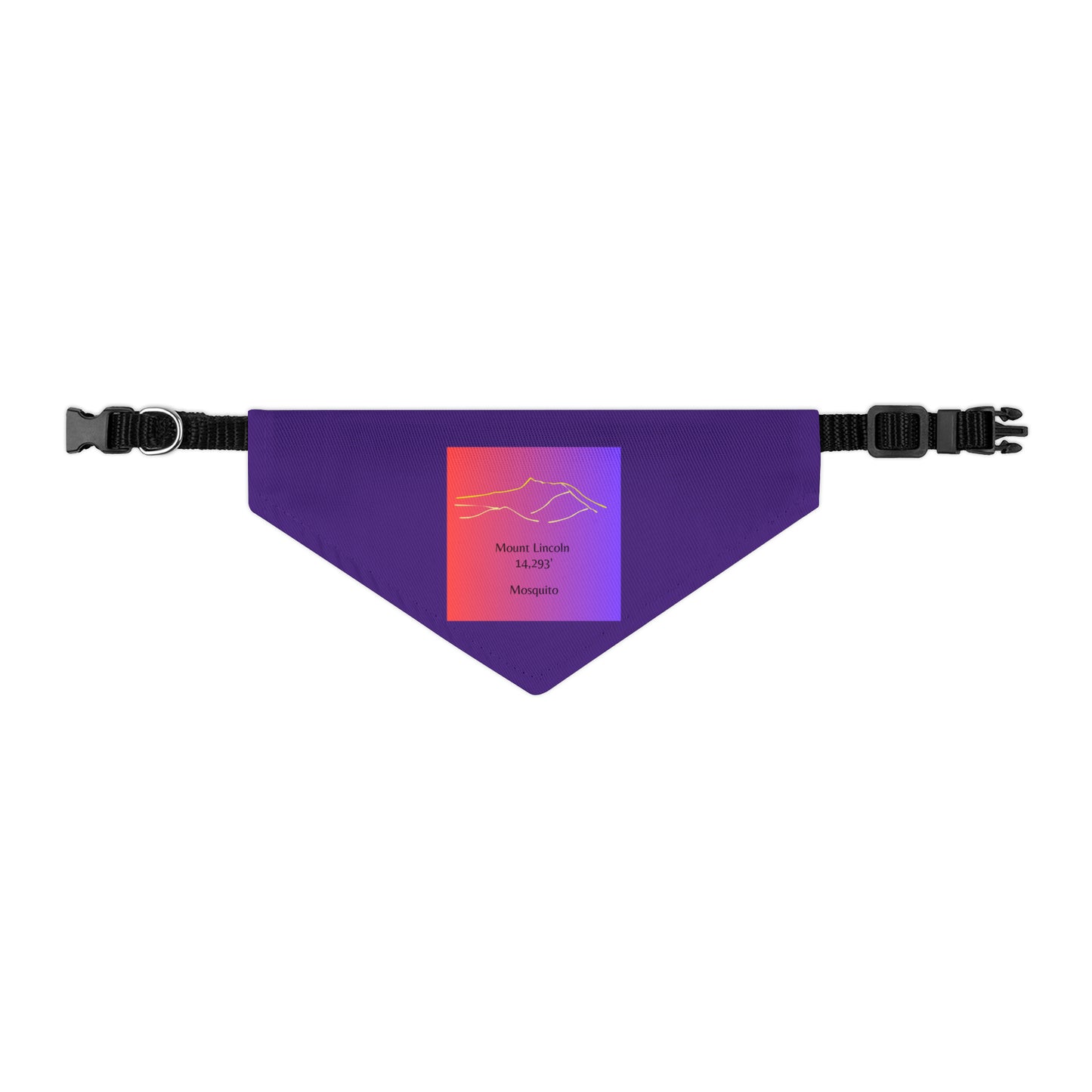 Mount Lincoln 14er Pet Bandana Collar